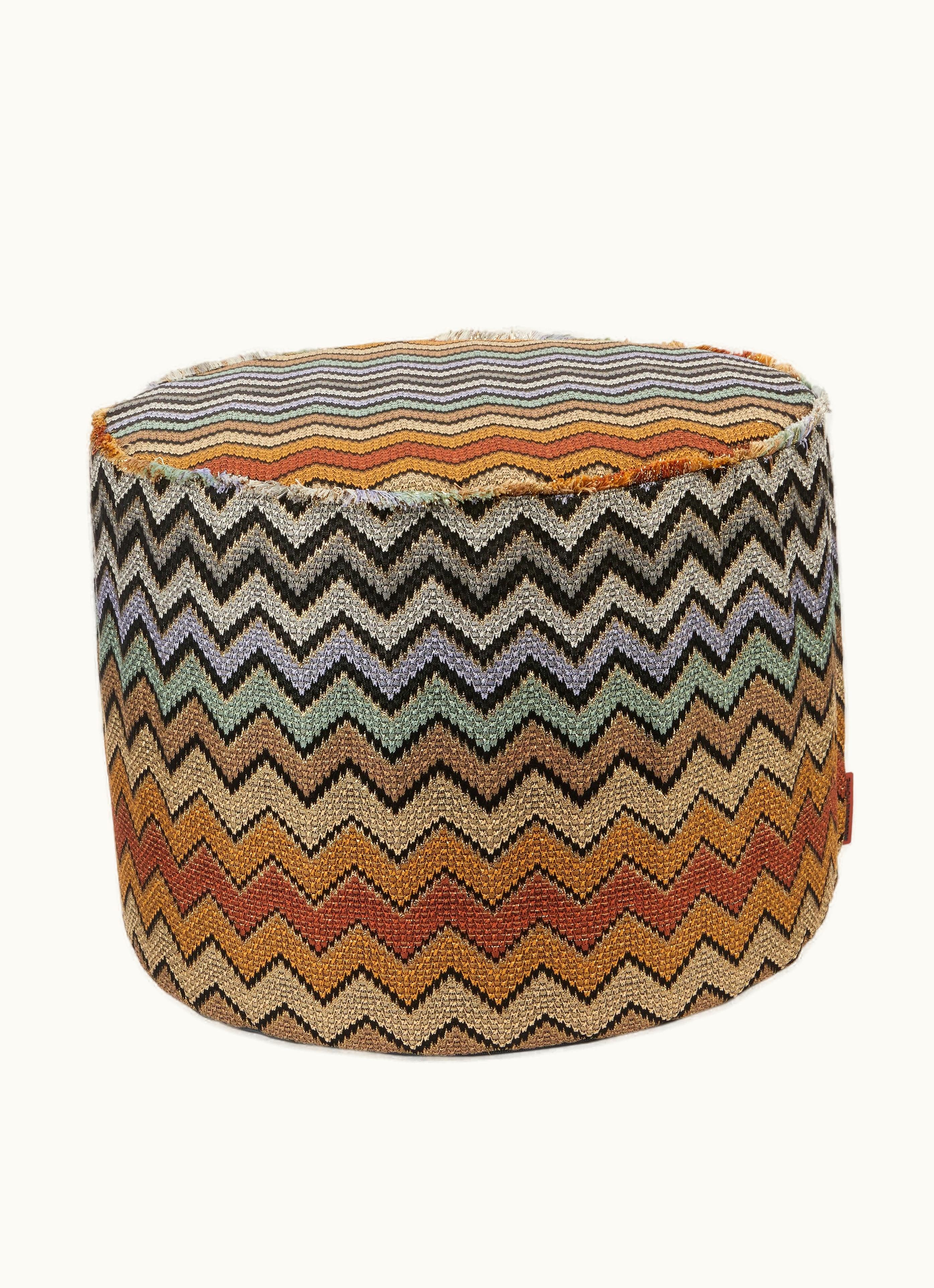 Missoni Missoni Westmeath Cylinder Pouf 40x30 Multicoloured