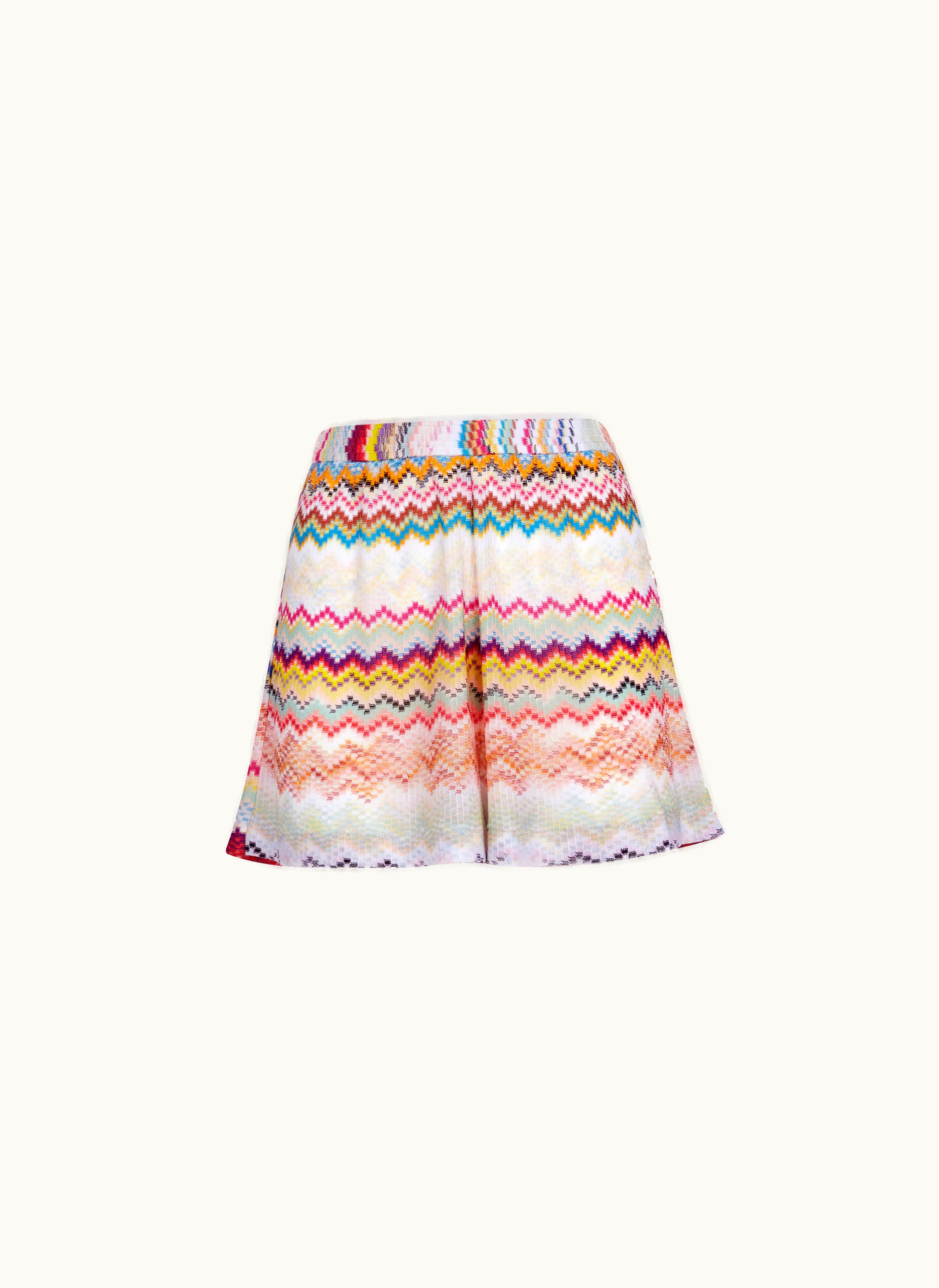 Missoni Missoni Viscose Cover Up Shorts With 3D Technique Multicoloured