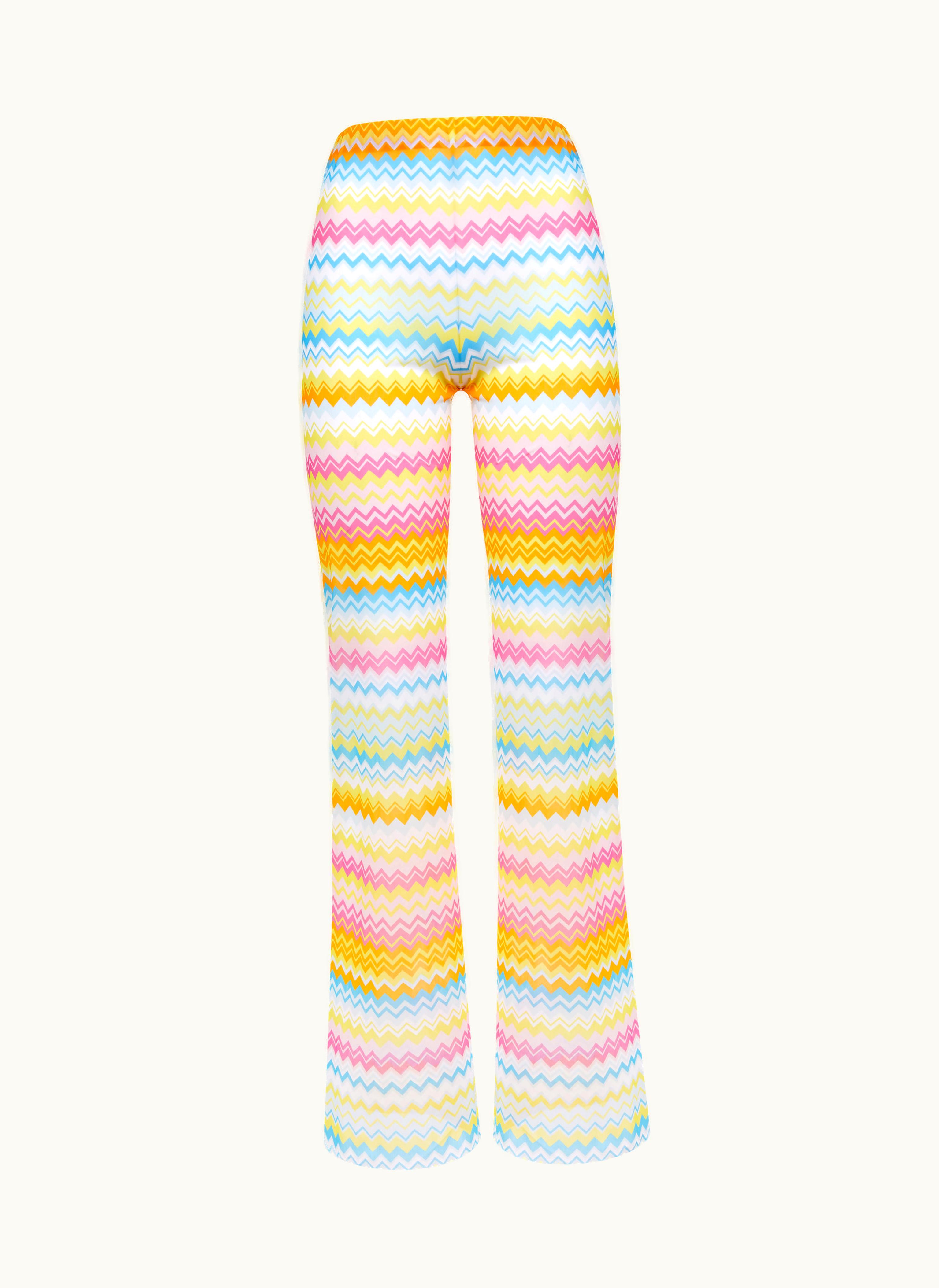 Missoni Missoni Zigzag Print Tulle Trousers Multicoloured Multicoloured