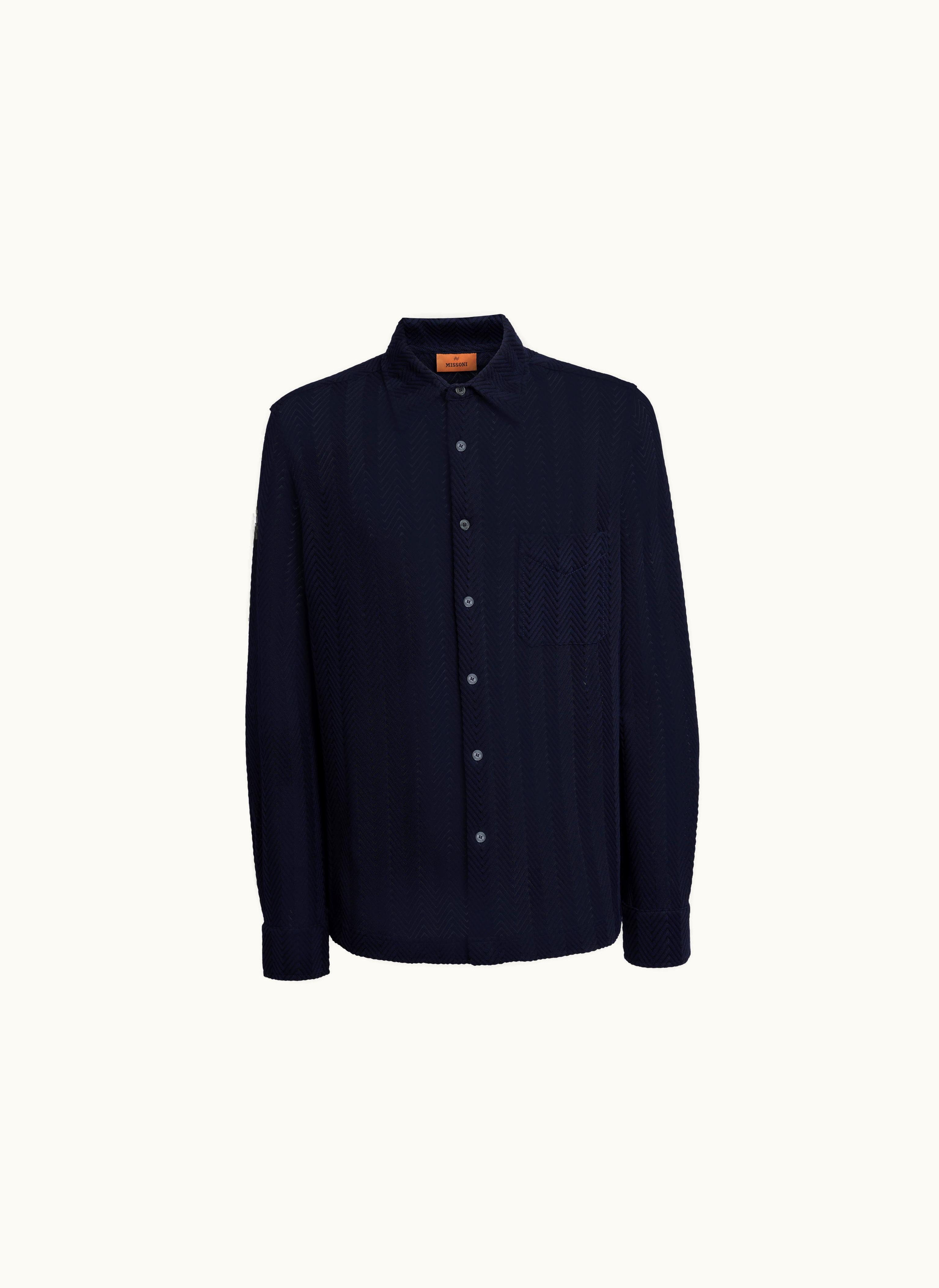 Missoni Missoni Cotton And Viscose Chevron Shirt Multicoloured