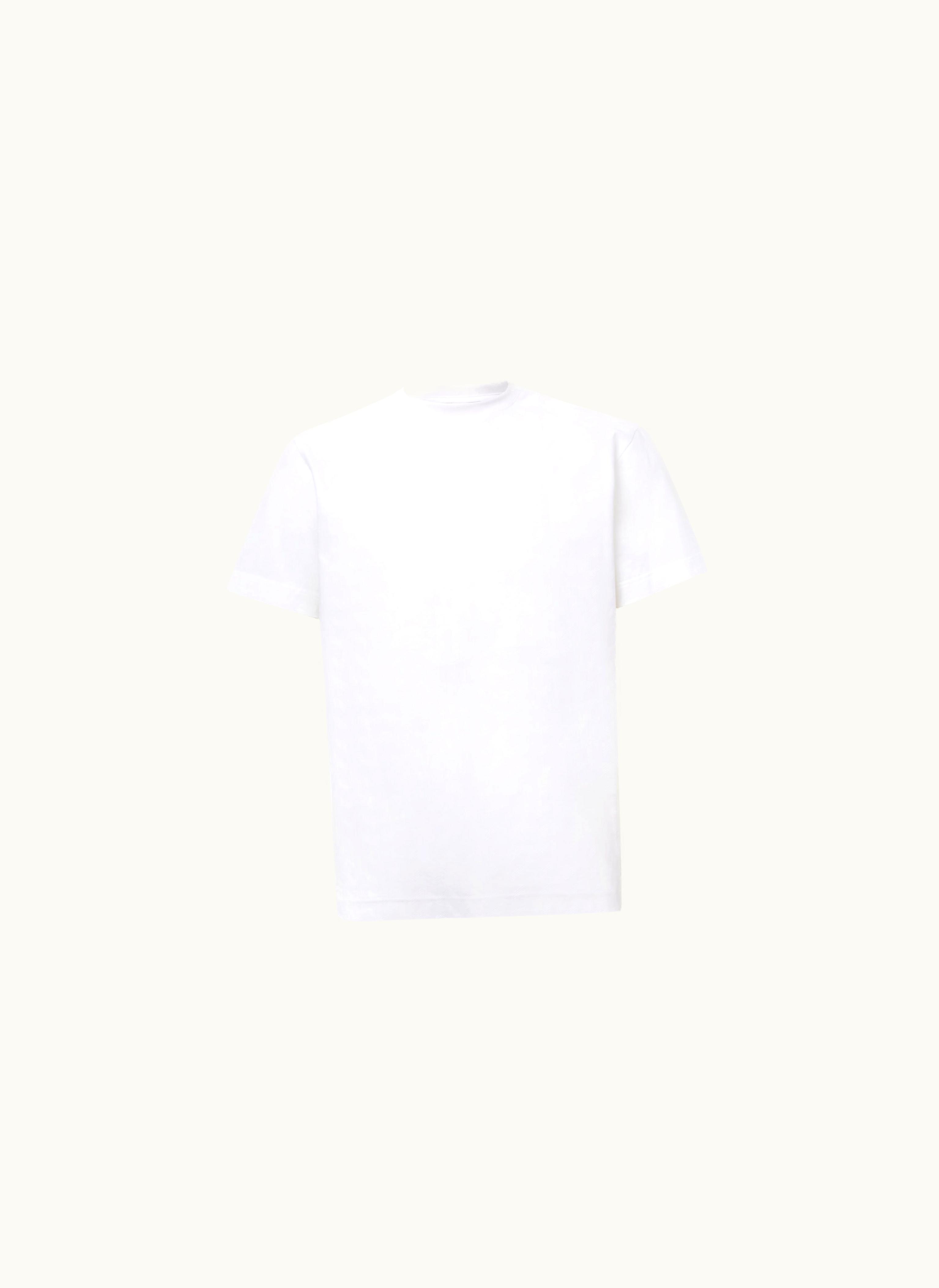 Missoni Missoni Short-sleeved T-shirt In Zigzag Cotton Green