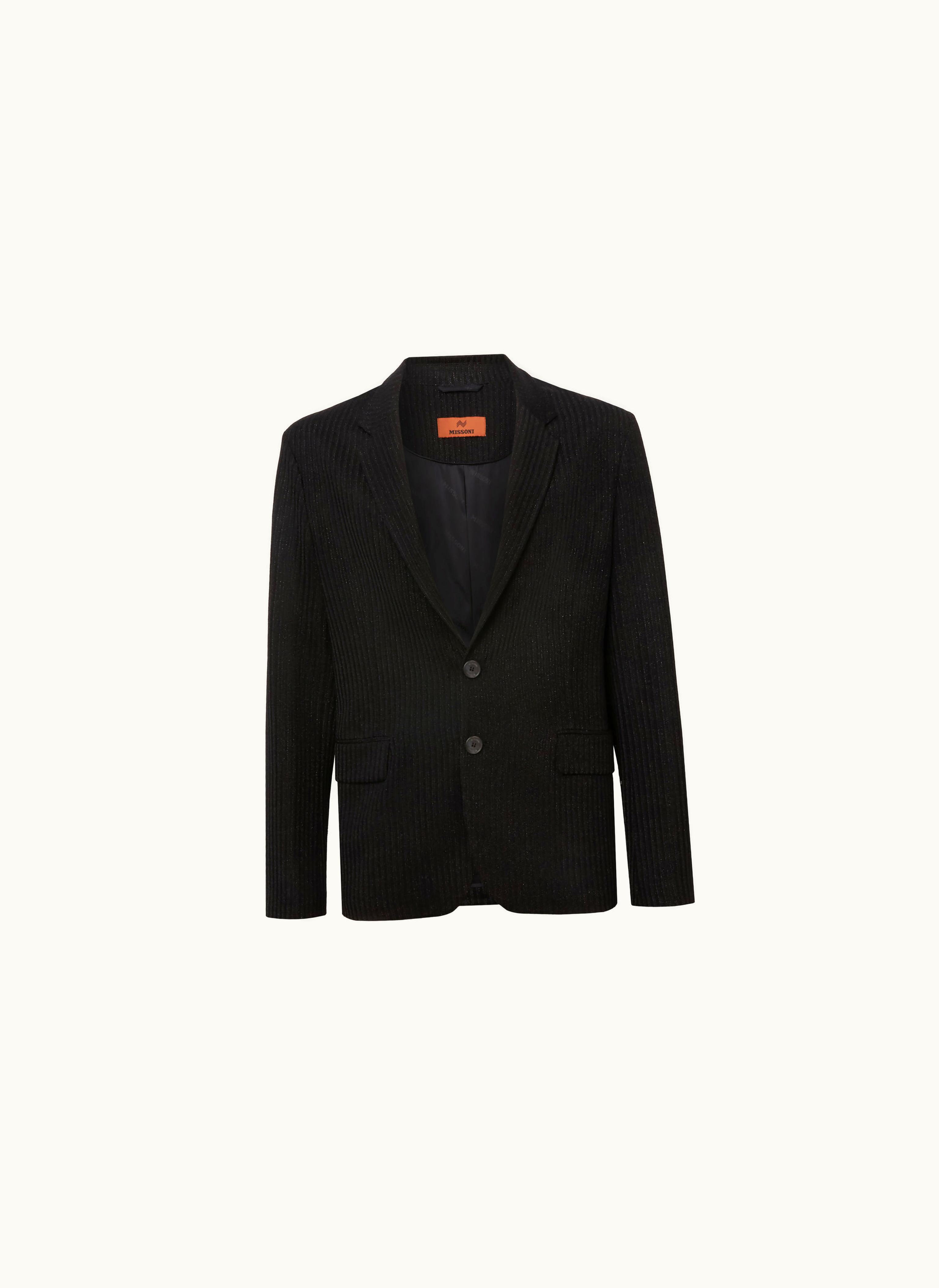 Missoni Missoni Jacket In Viscose Blend With Lurex Black