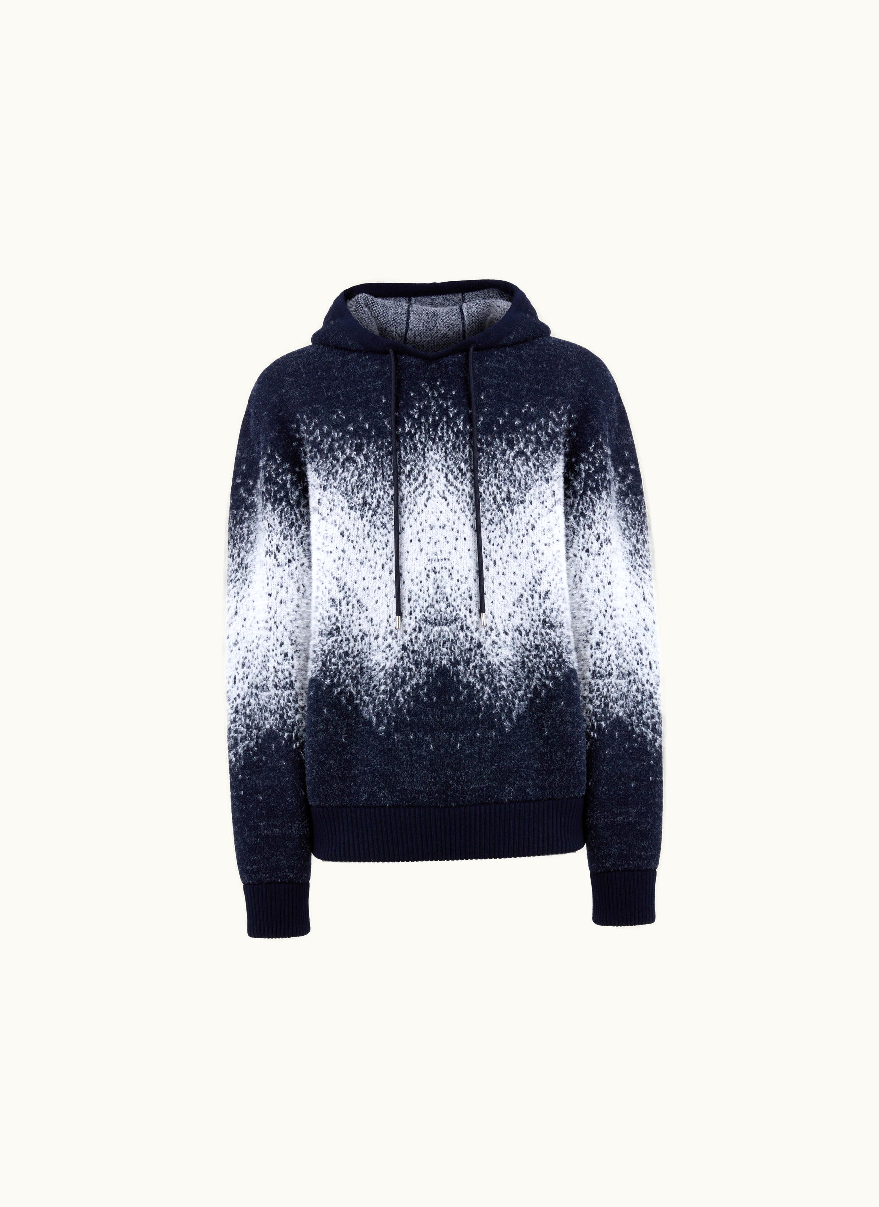 Missoni Missoni Jacquard Wool Blend Hoodie Multicoloured