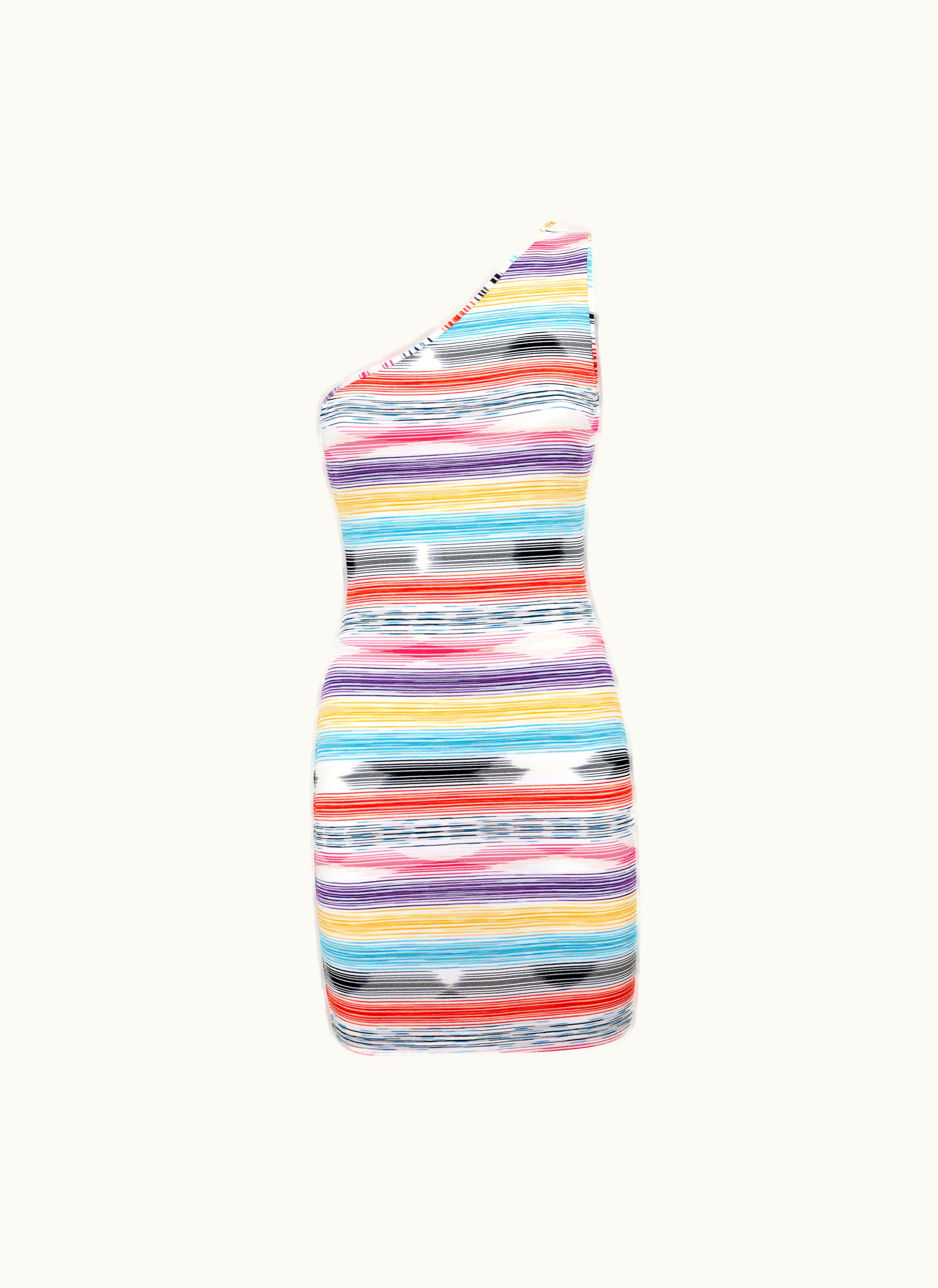 Missoni Missoni Short one-shoulder Slub Cover Up Multicoloured