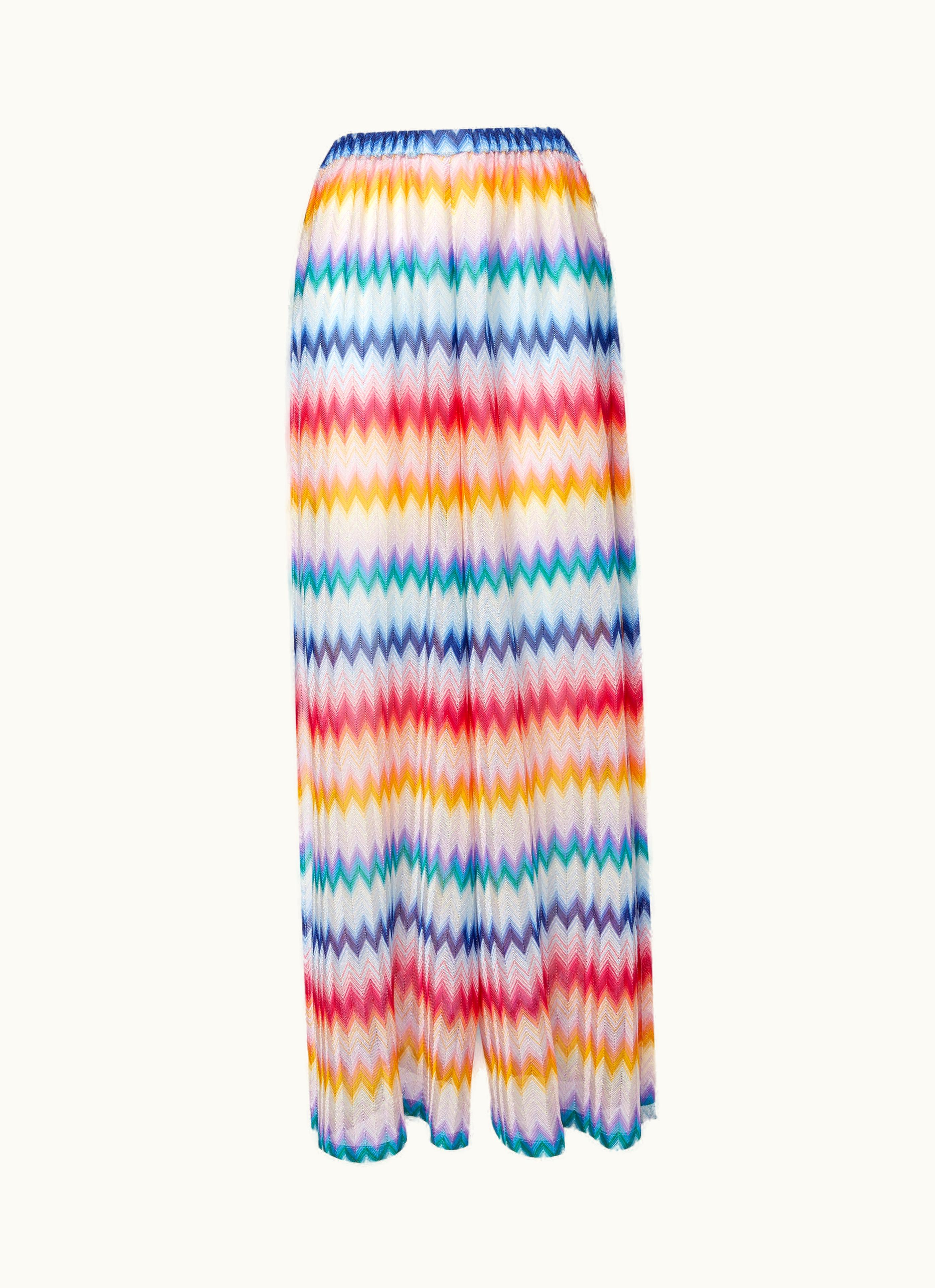 Missoni Missoni Zigzag Cover Up Trousers With Lurex Multicoloured