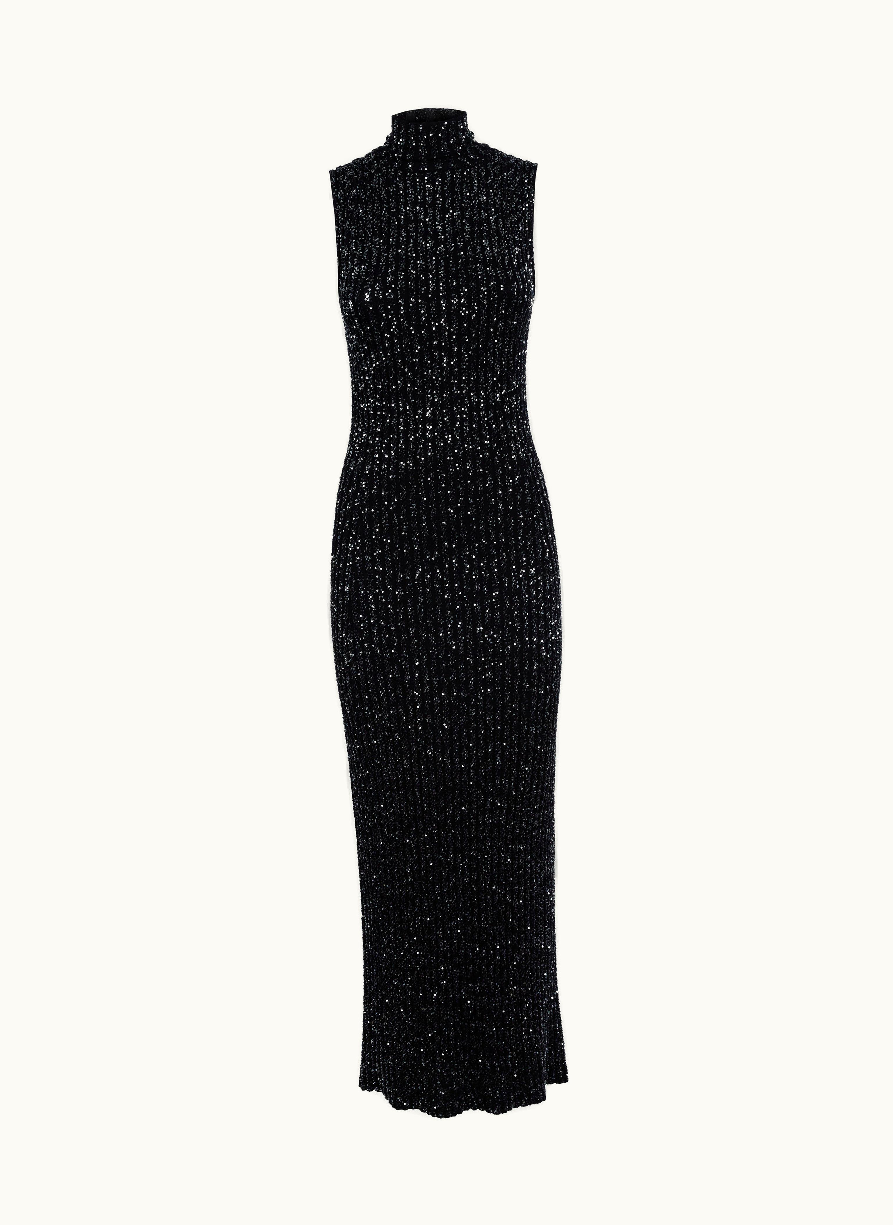 Missoni Missoni Long Dress In Viscose Blend With Sequins Black
