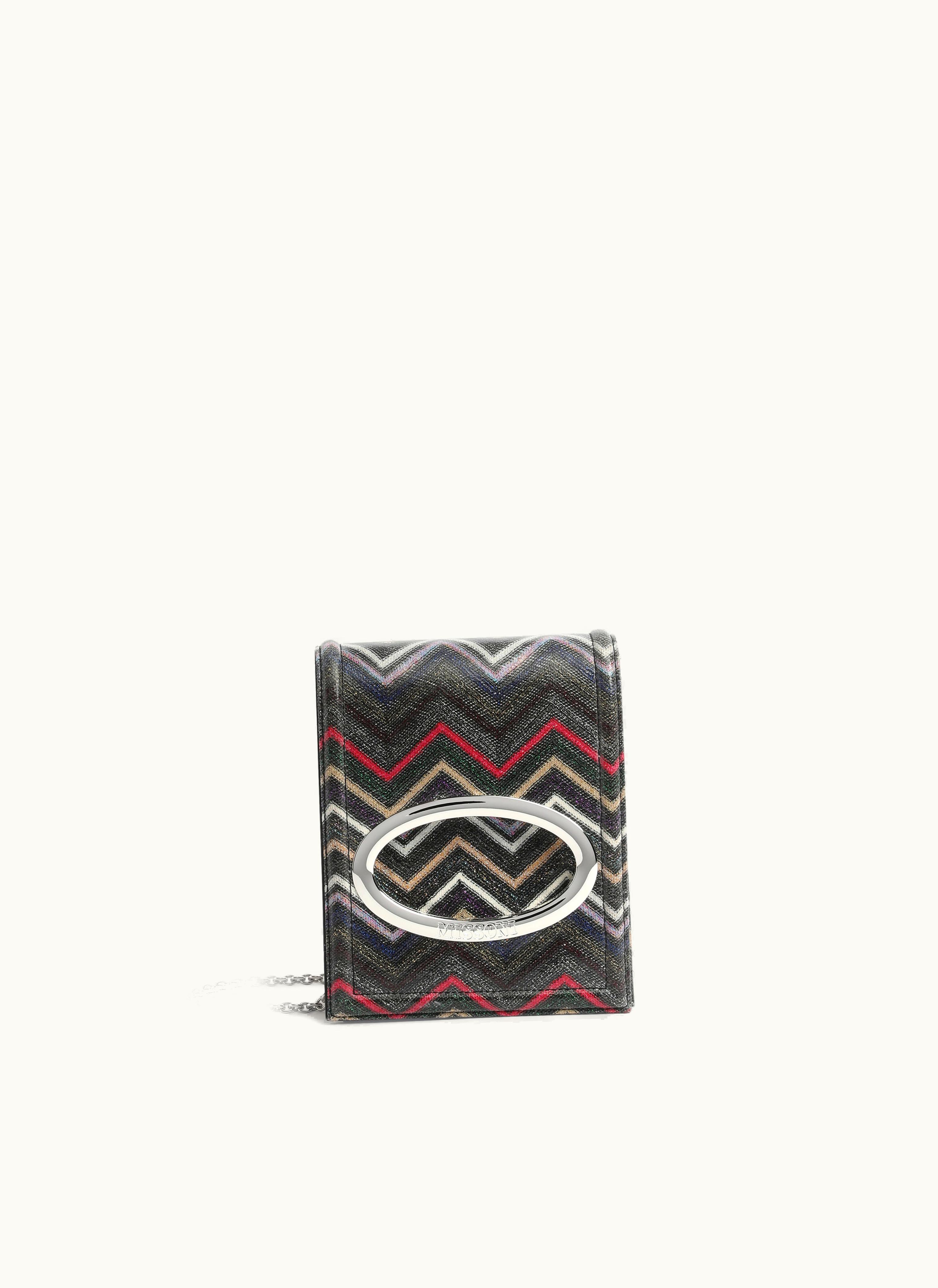 Missoni Missoni Zigzag Lamé Viscose Shoulder Bag Multicoloured