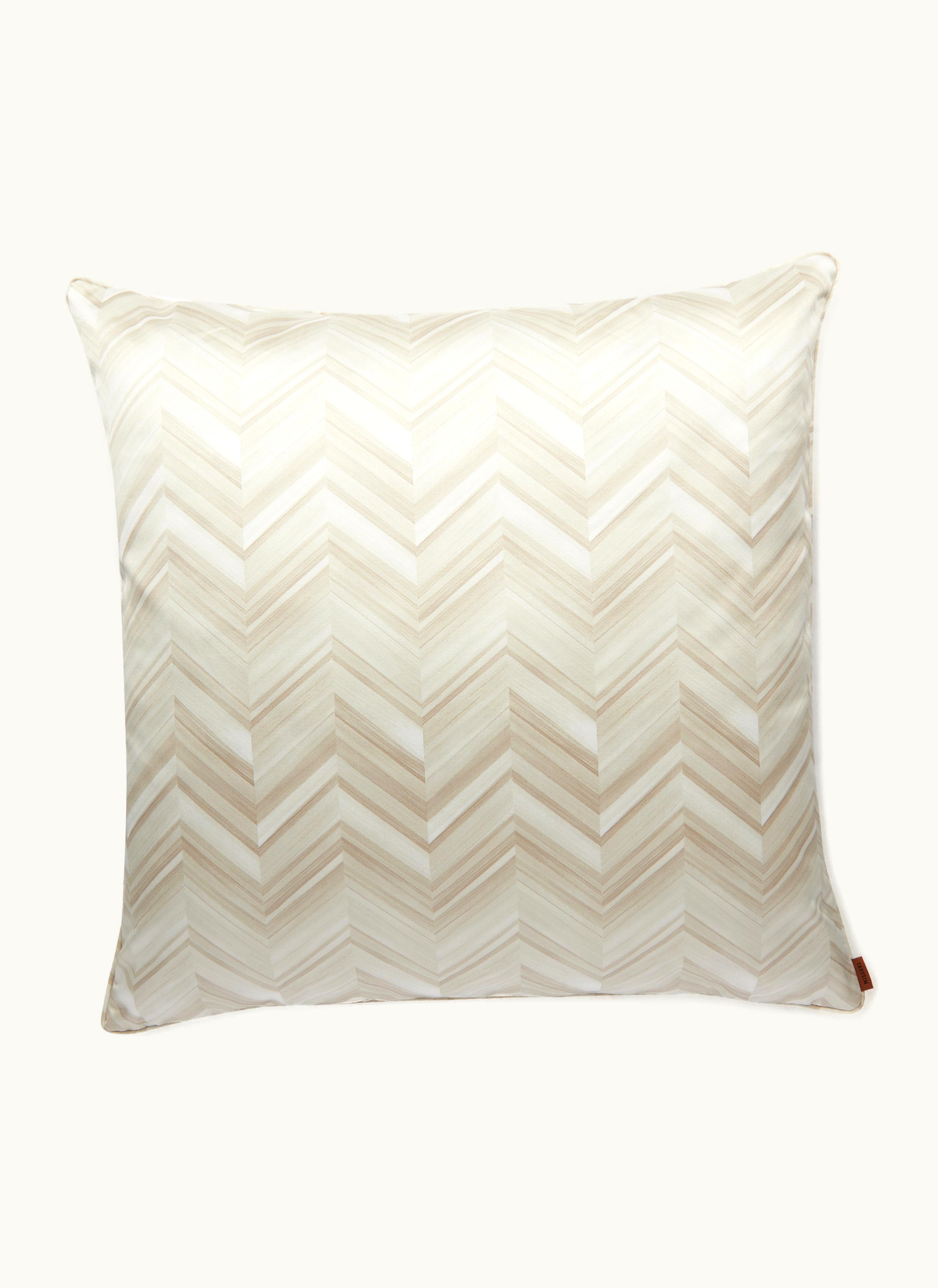 Missoni Missoni Layers 60x60 CM Cotton Sateen Chevron Cushion White