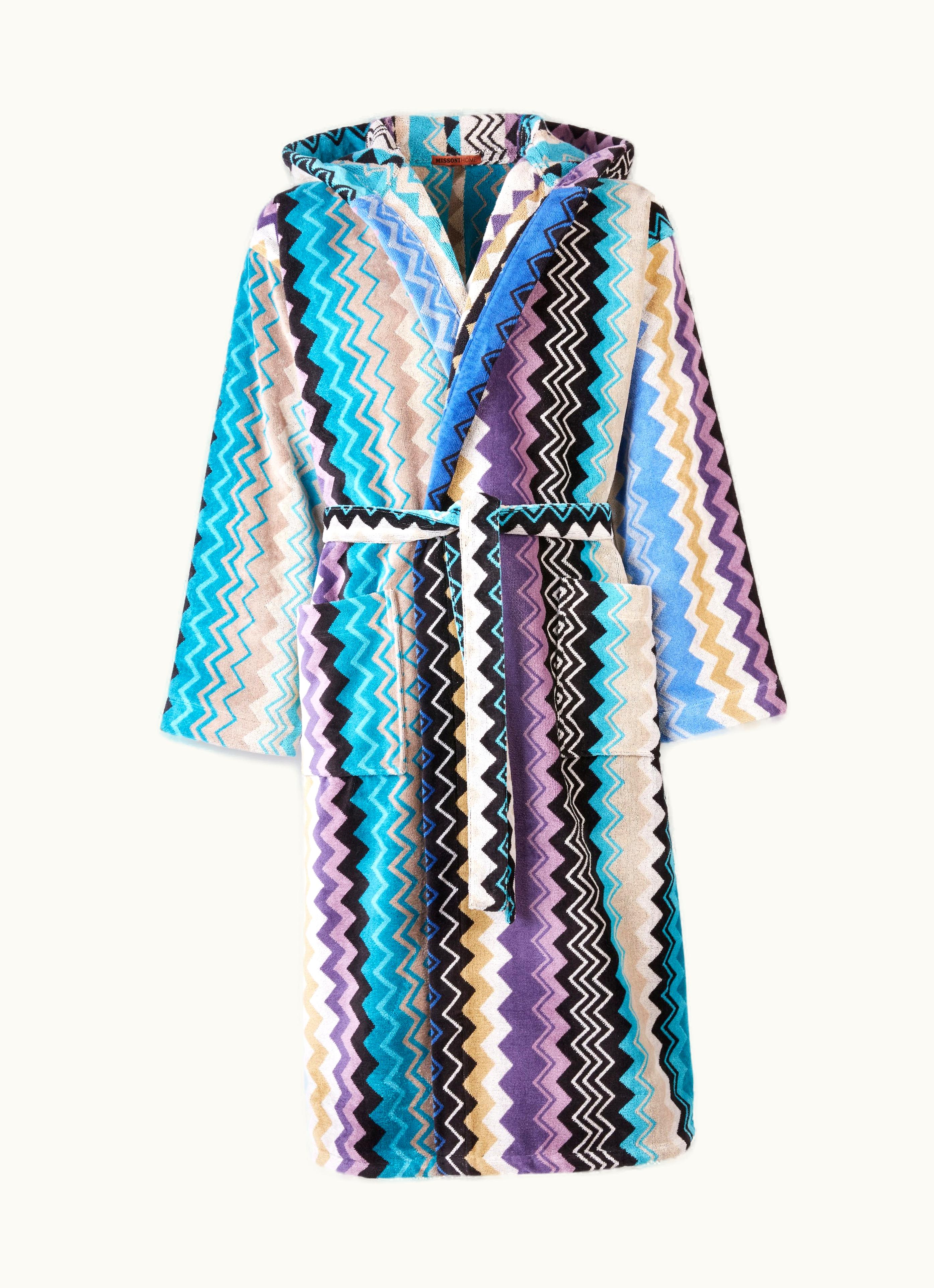 Missoni Missoni Giacomo Hooded Bathrobe Multicoloured Multicoloured