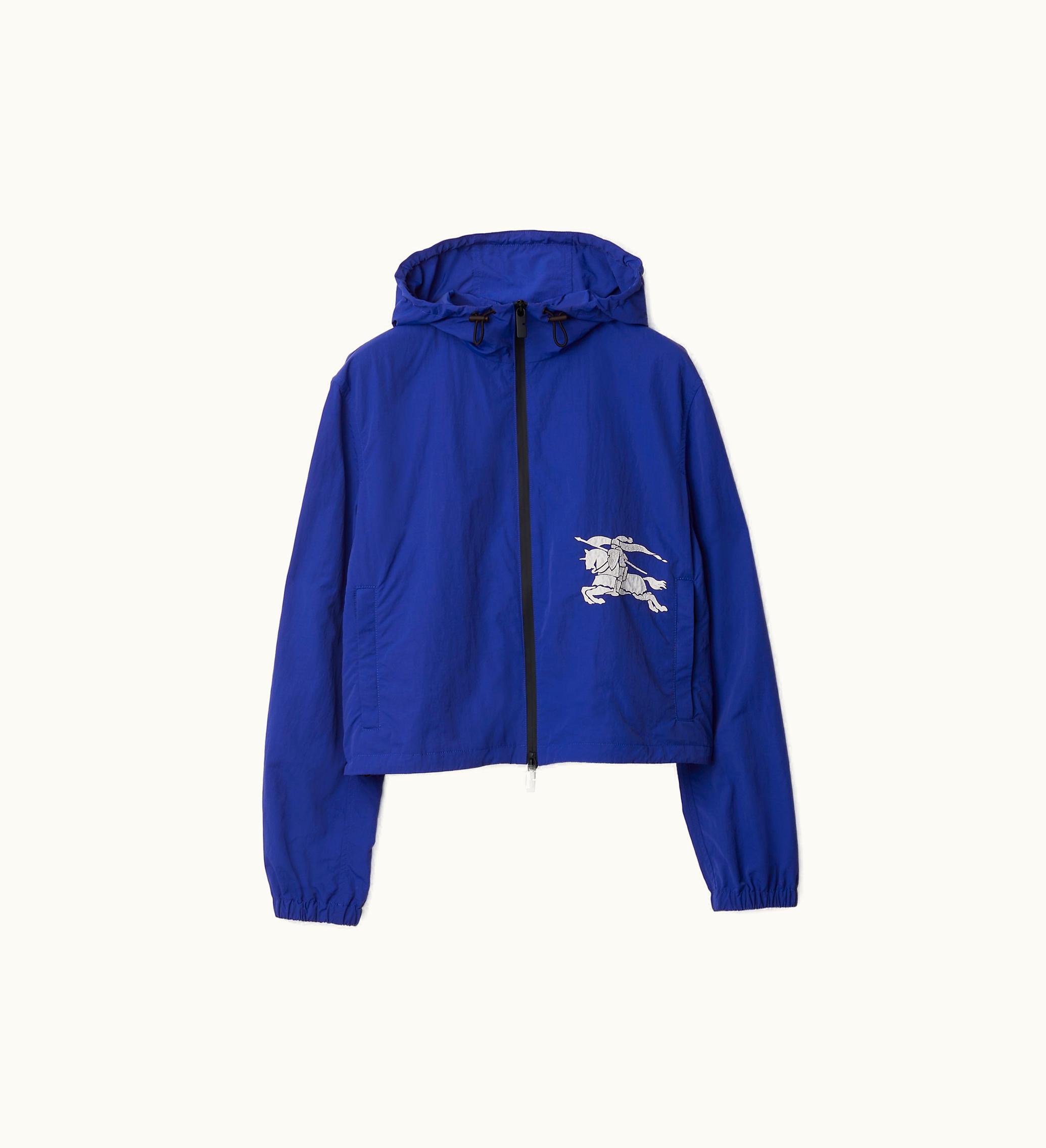 Burberry Burberry Cropped Nylon Jacket In Knight - Women