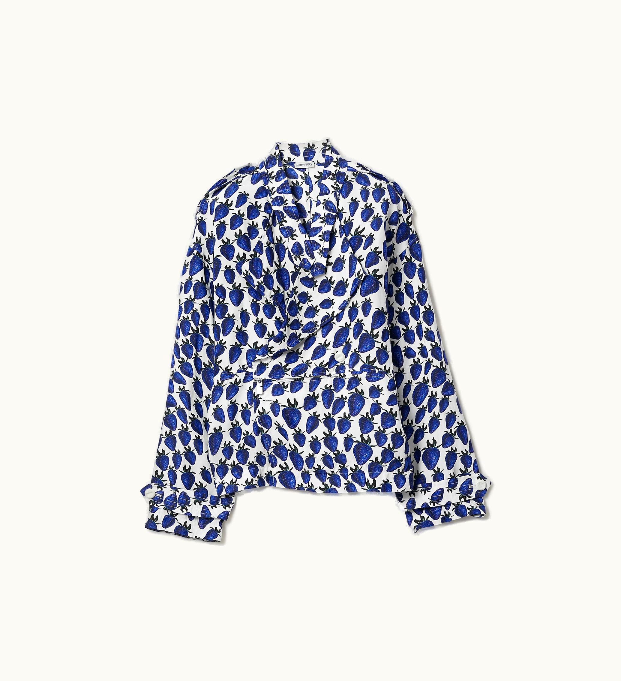 Burberry Burberry Strawberry Blouse In Knight - Women, Technical