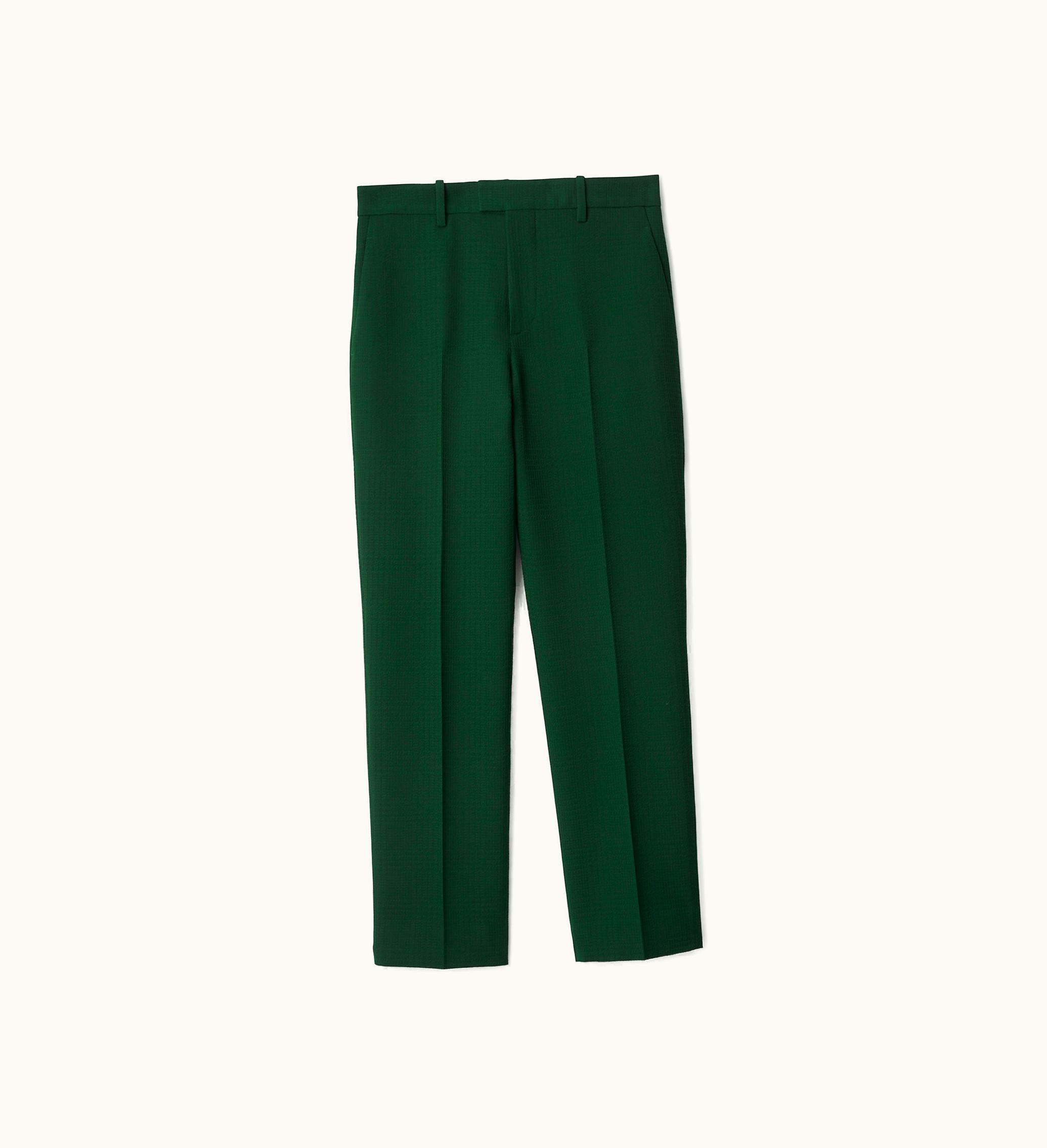 Burberry Burberry Wool Tailored Trousers In Ivy - Women