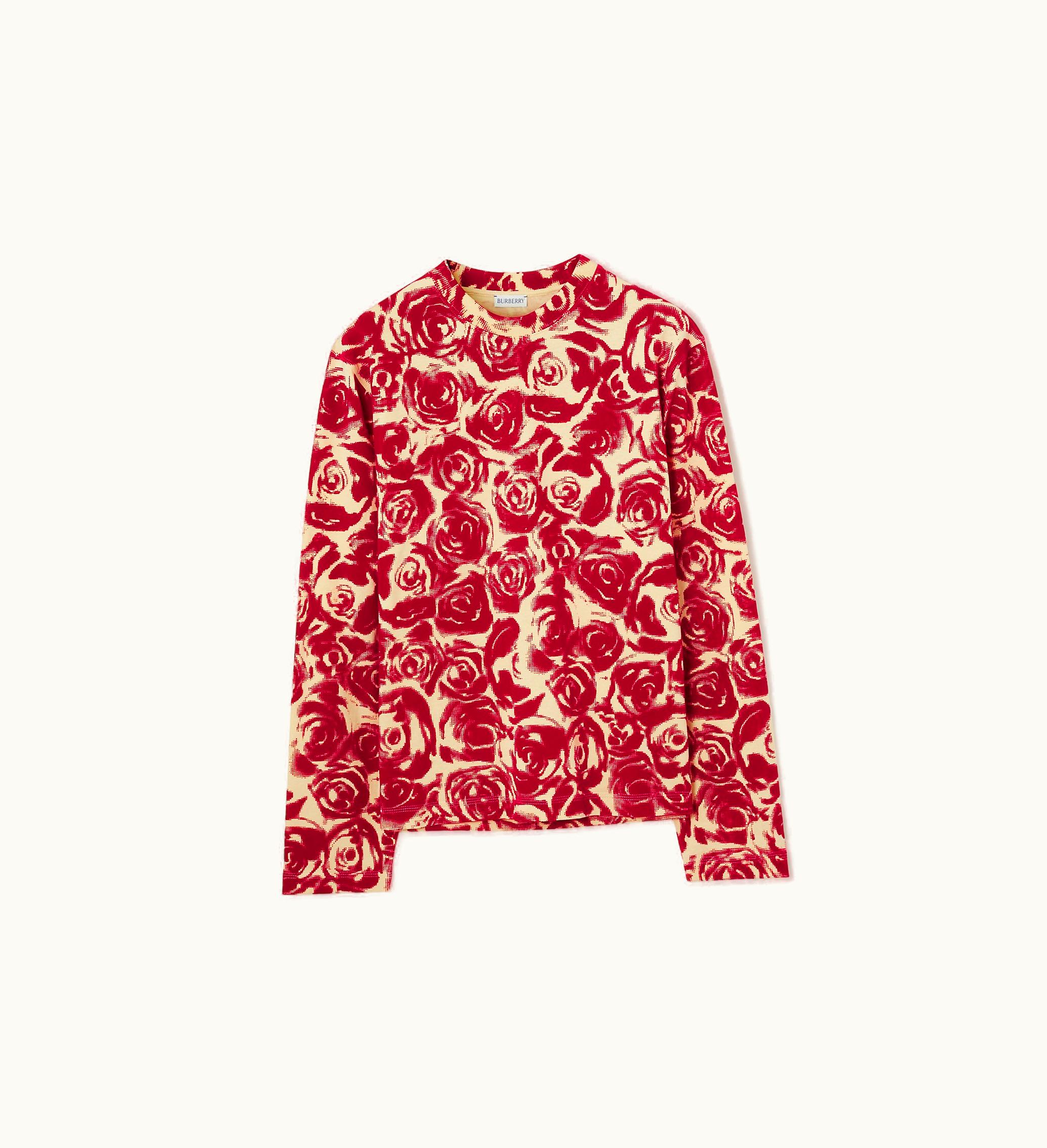 Burberry Burberry Rose Cotton Top In Pillar - Women