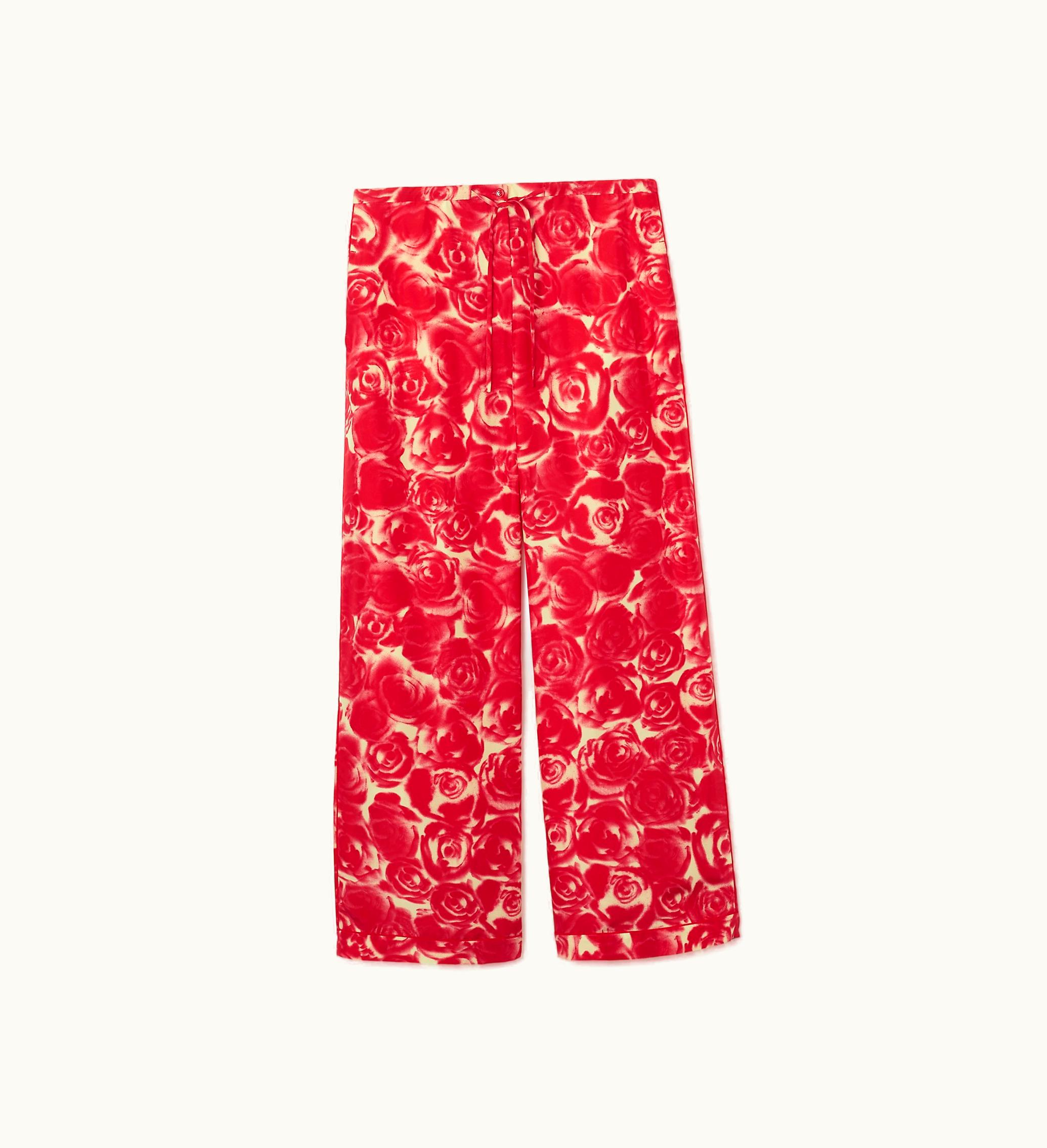 Burberry Burberry Rose Silk Trousers In Pillar - Women