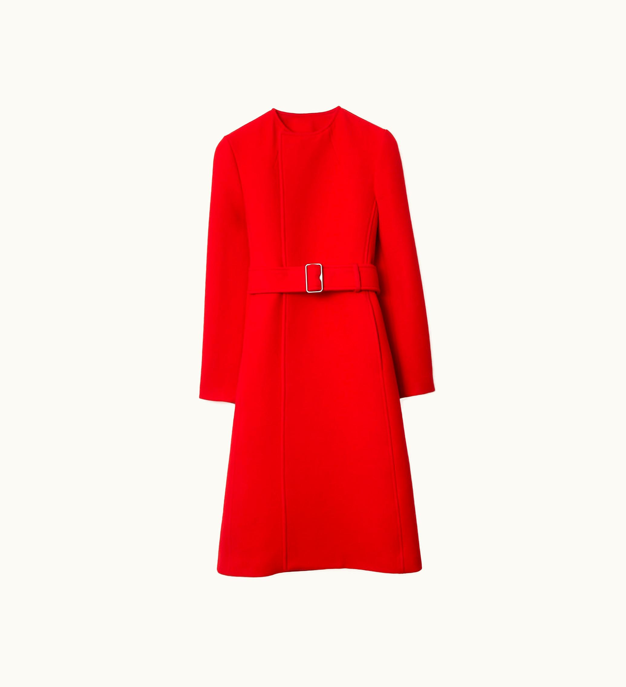 Burberry Burberry Wool Wrap Coat In Pillar - Women, Cashmere
