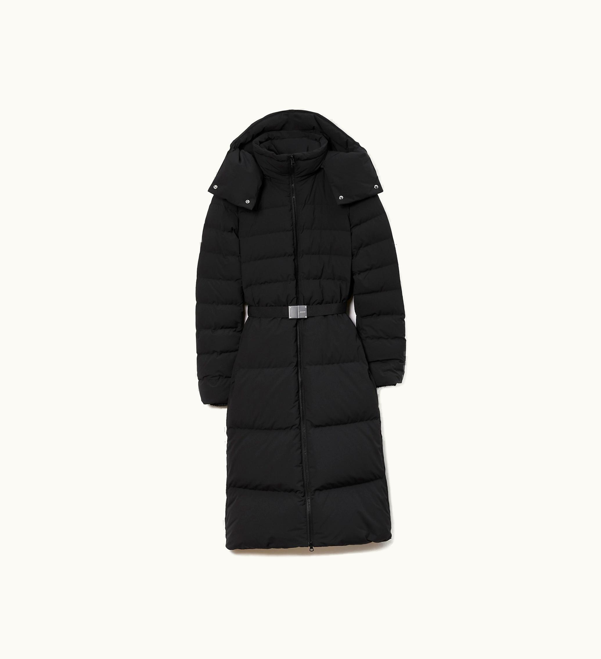 Burberry Burberry Belted Puffer Coat In Black - Women, Nylon