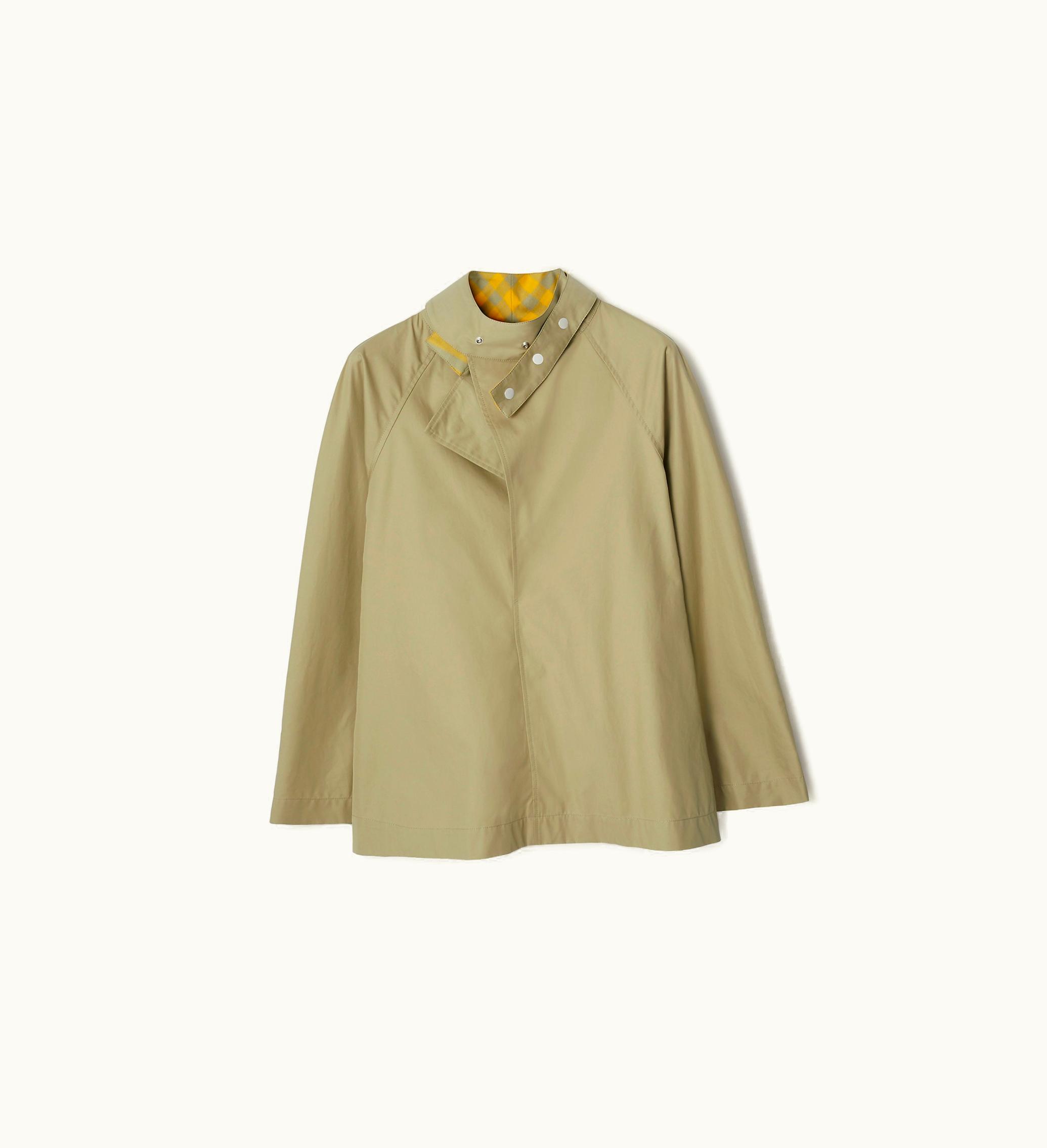 Burberry Burberry Gabardine Jacket In Hunter - Women, Cotton