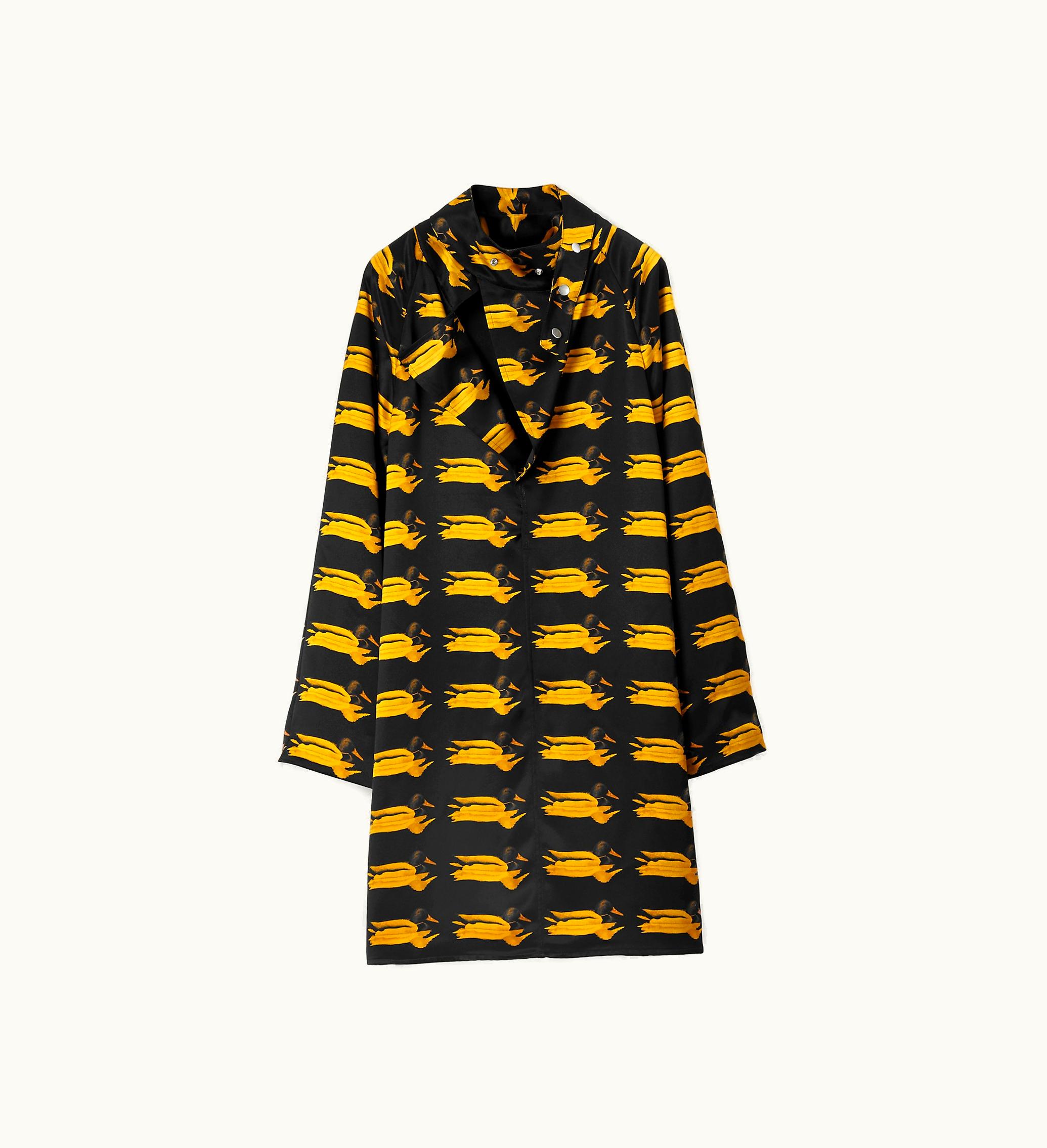 Burberry Burberry Duck Silk Dress In Pear - Women