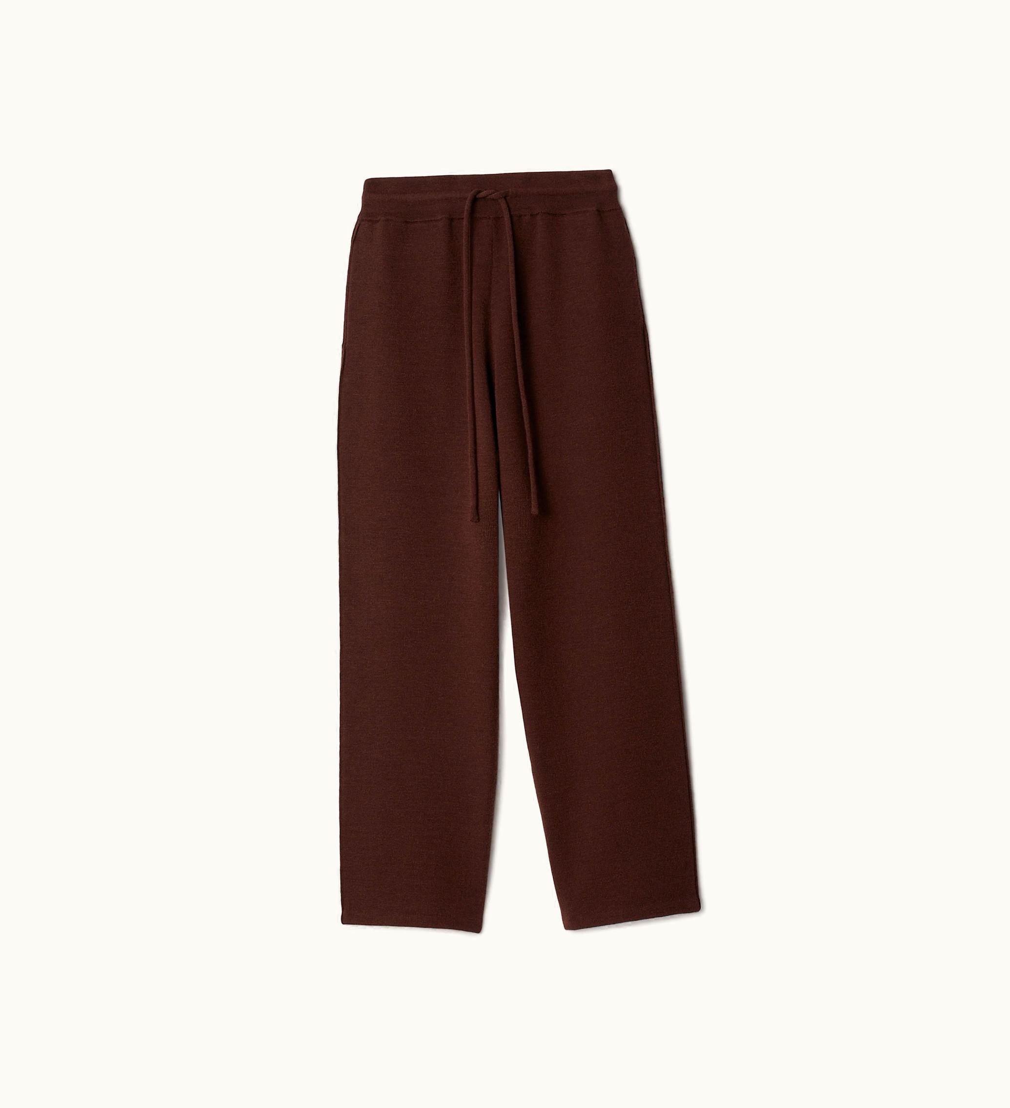 Burberry Burberry Rose Wool Blend Track Pants In Treacle - Women, Technical