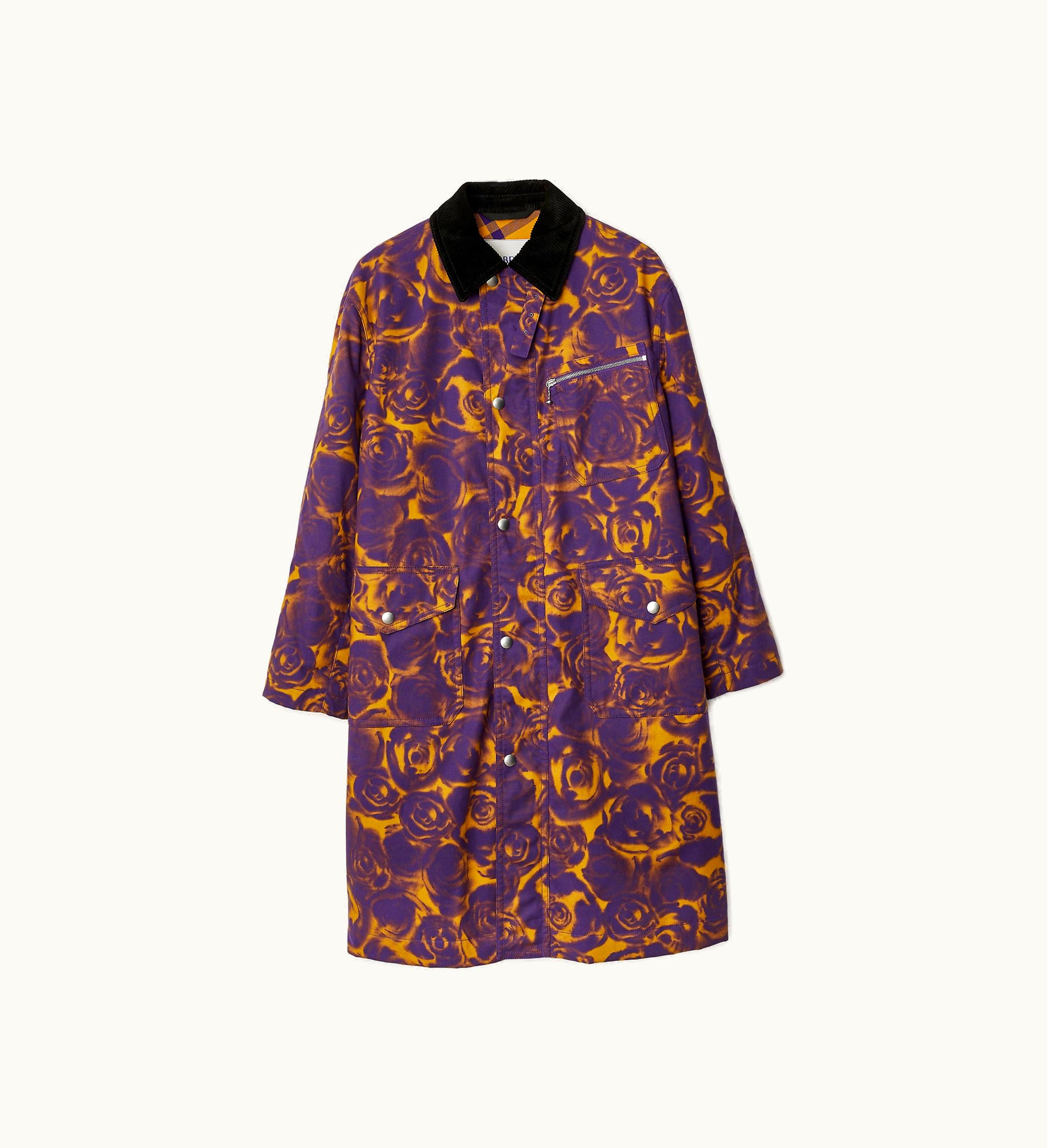 Burberry Burberry Rose Waxed Cotton Car Coat In Pear - Women