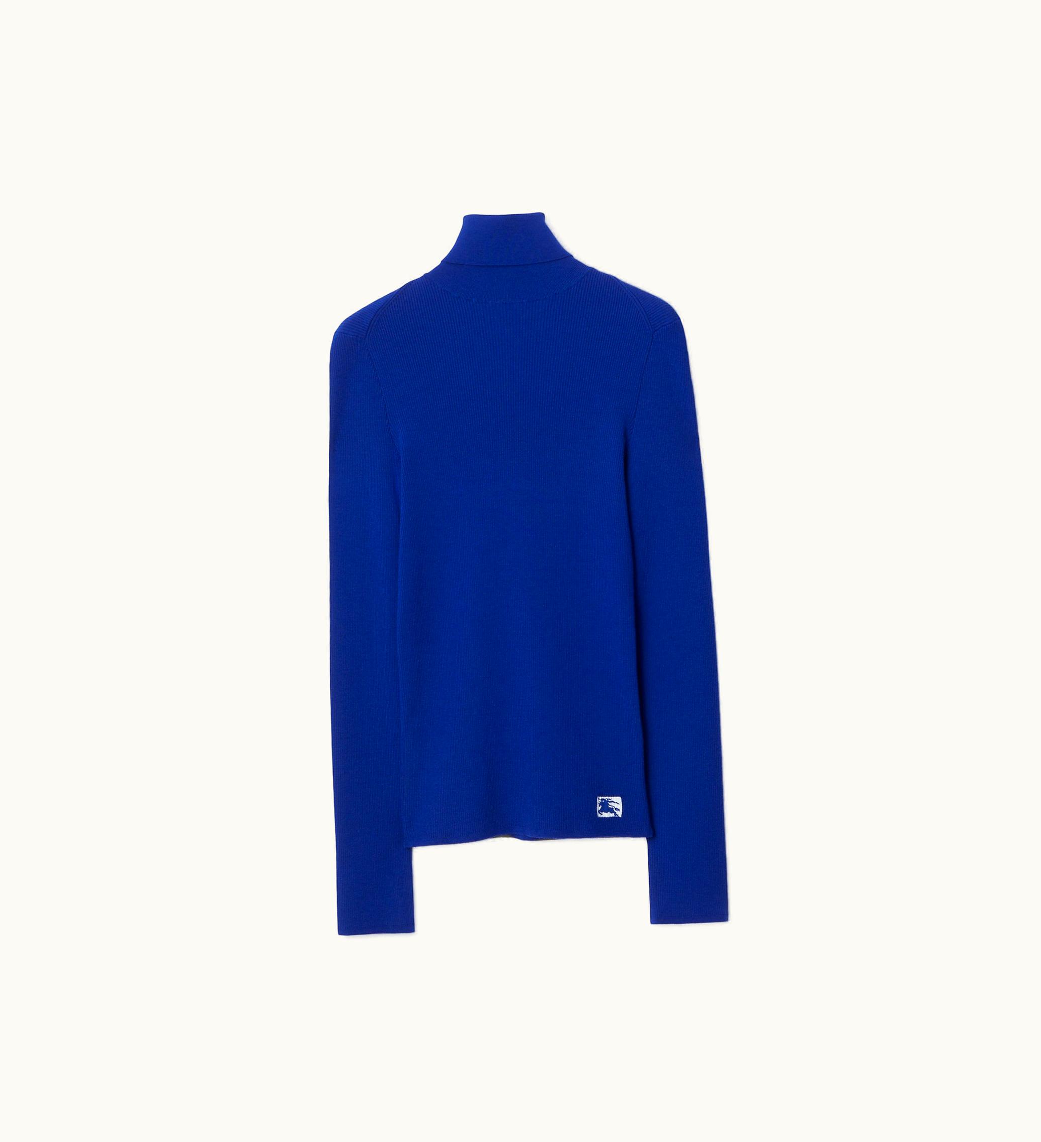 Burberry Burberry Wool Blend Sweater In Knight - Women, Cashmere Knight