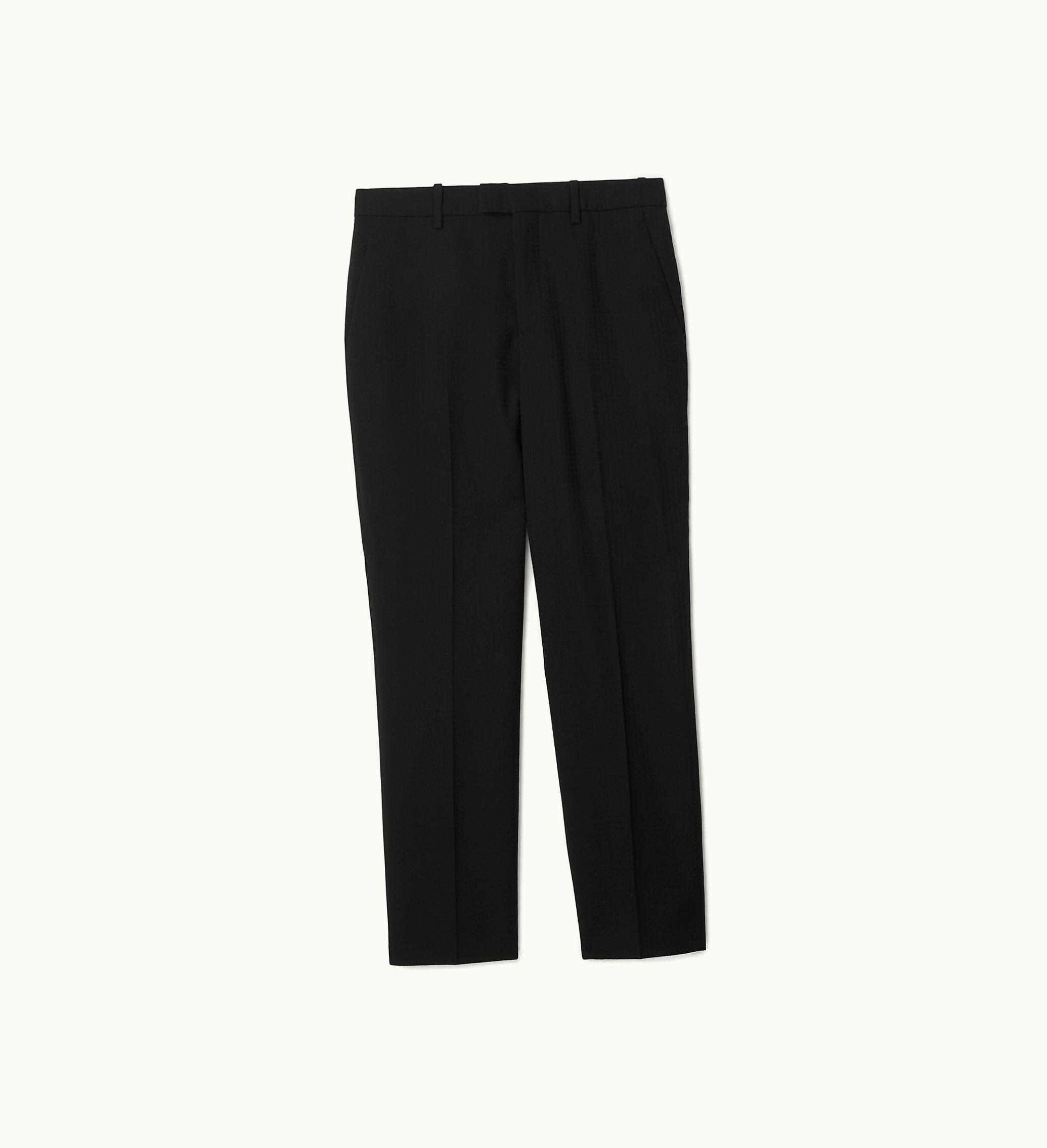 Burberry Burberry Wool Tailored Trousers In Black - Women