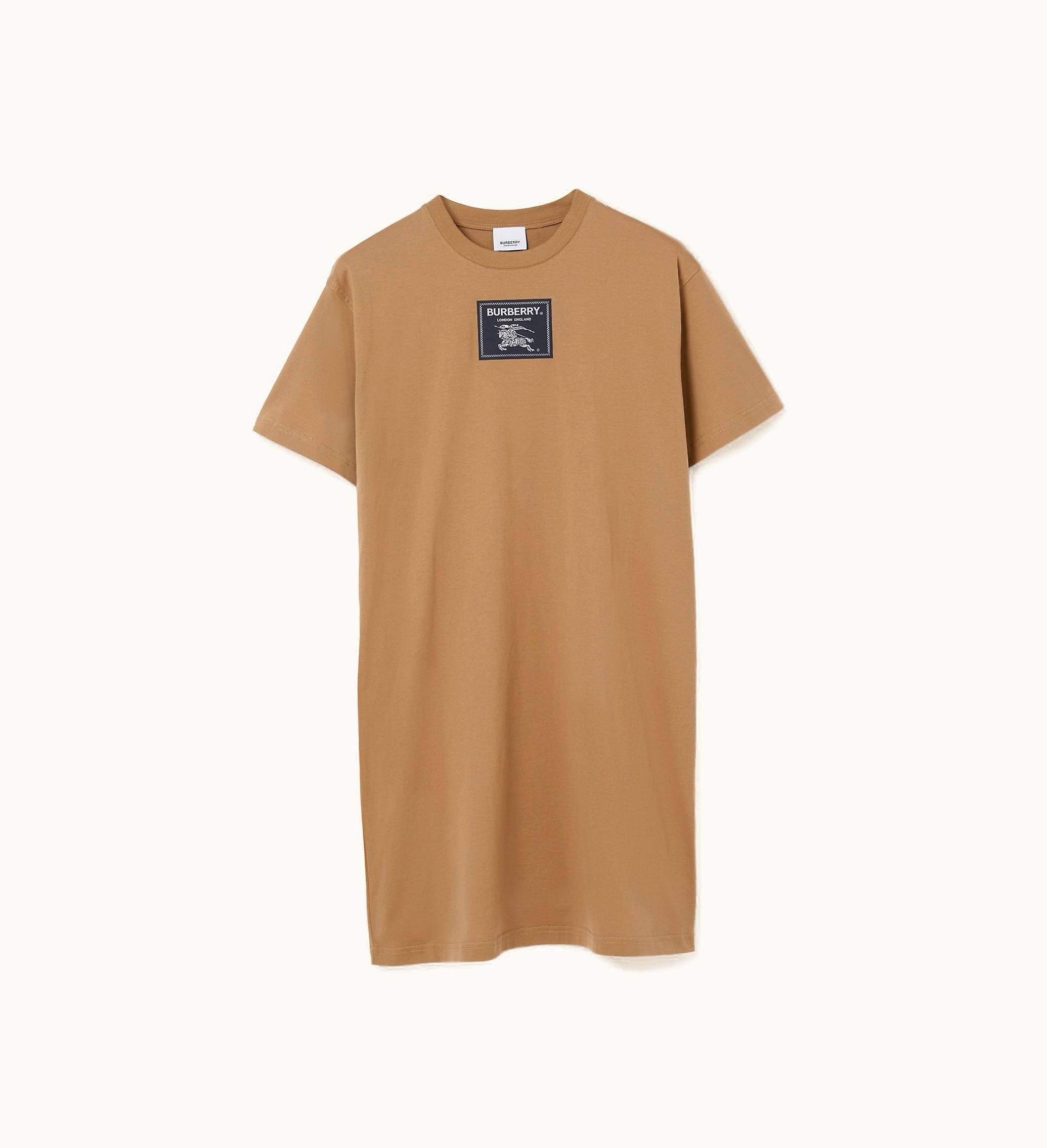Burberry Burberry Prorsum Label Cotton T-shirt Dress In Camel - Women