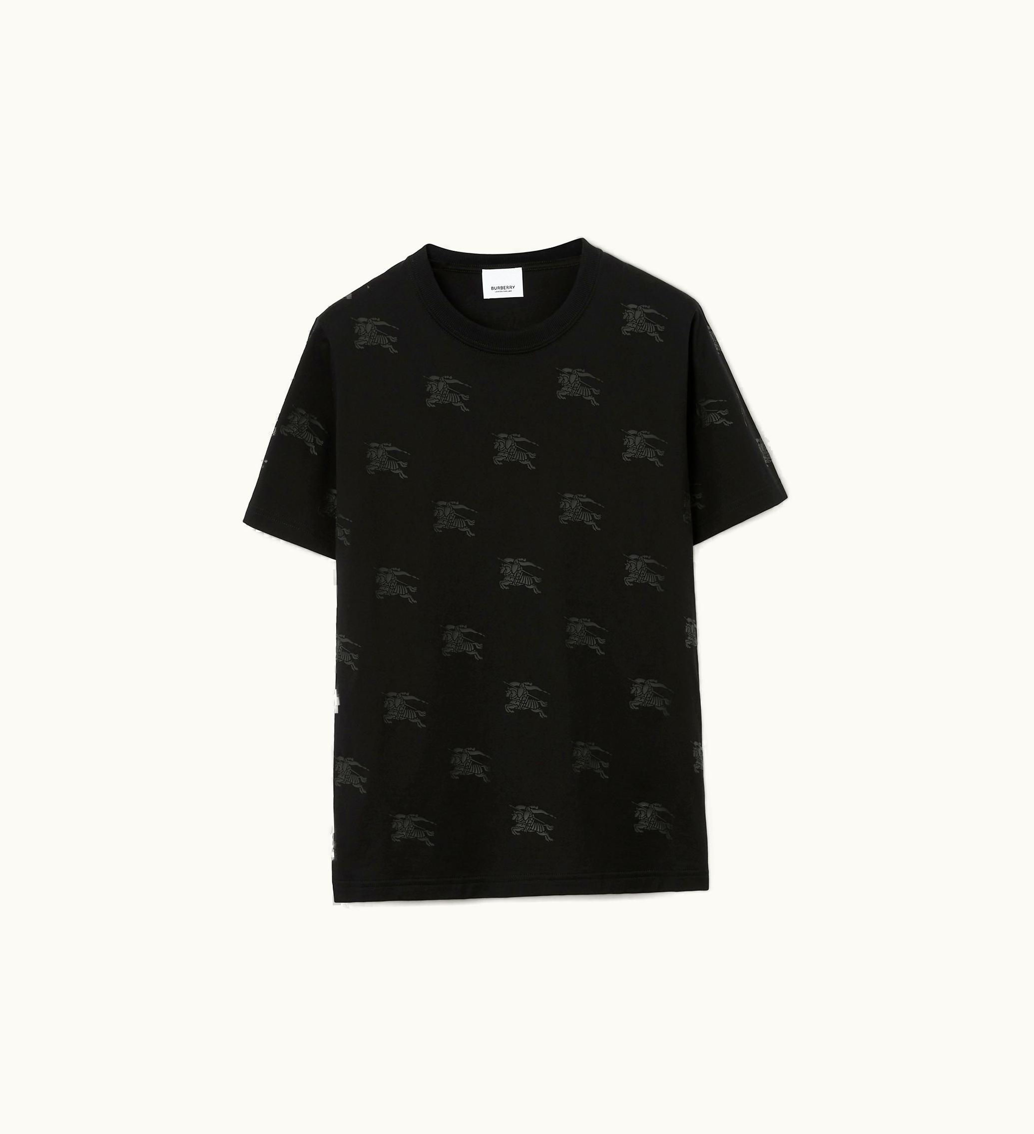 Burberry Burberry Ekd Cotton T-shirt In Black - Women