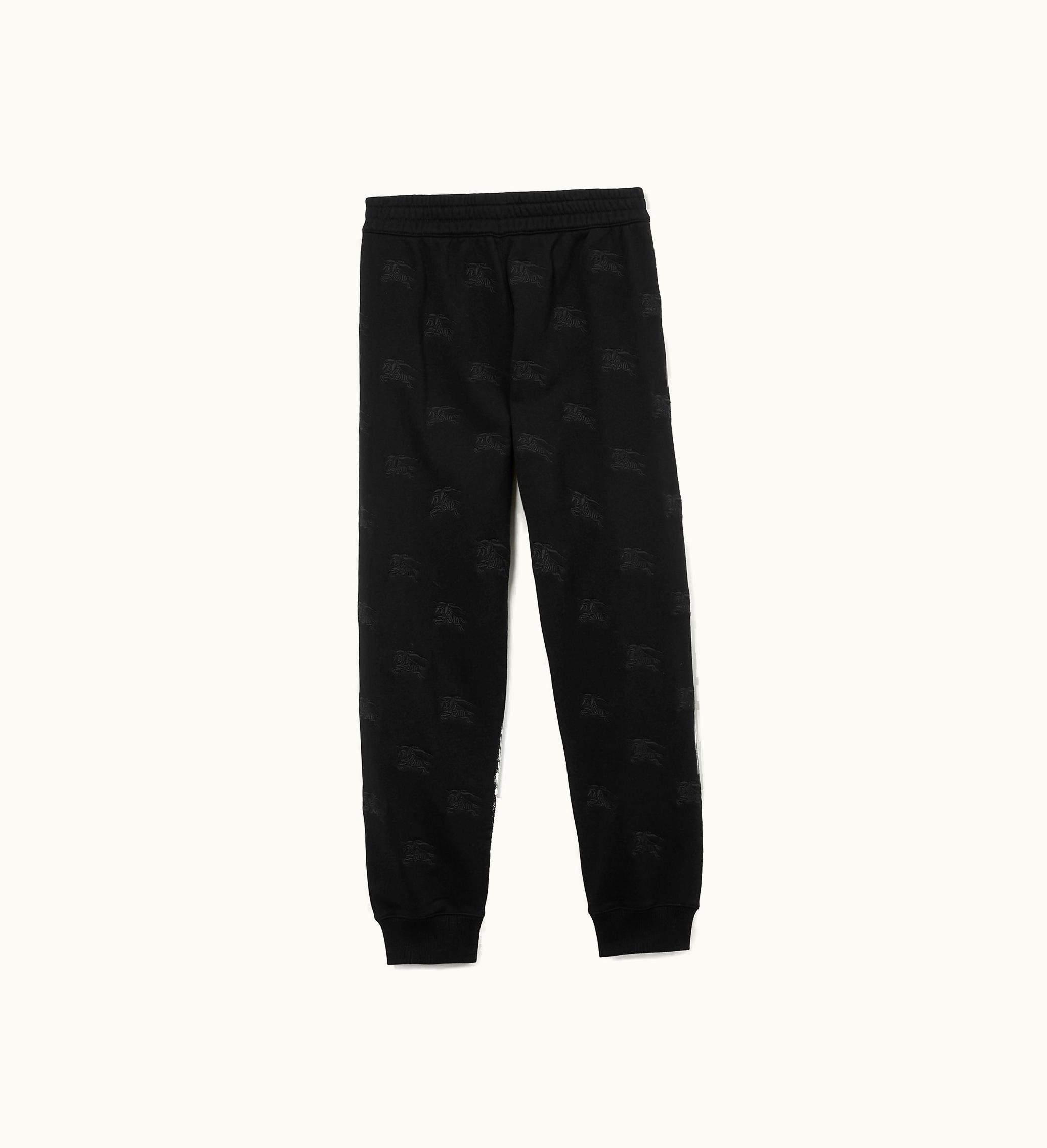 Burberry Burberry Ekd Cotton Jogging Pants In Black - Women