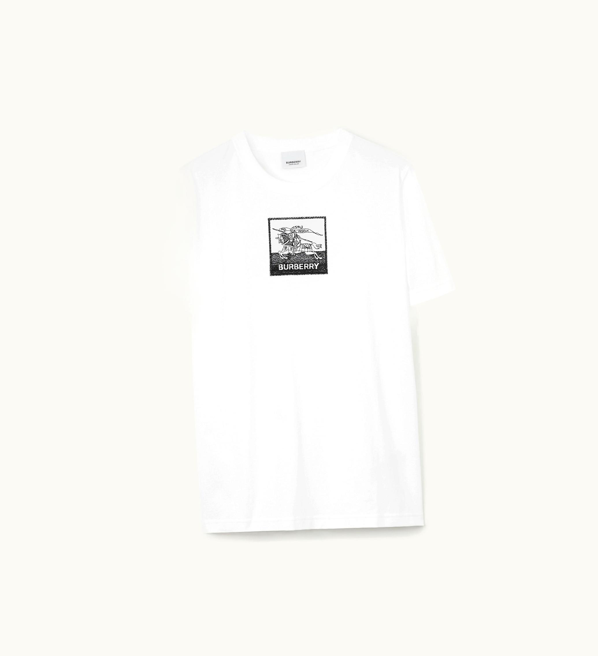 Burberry Burberry Ekd Cotton T-shirt In White - Women White