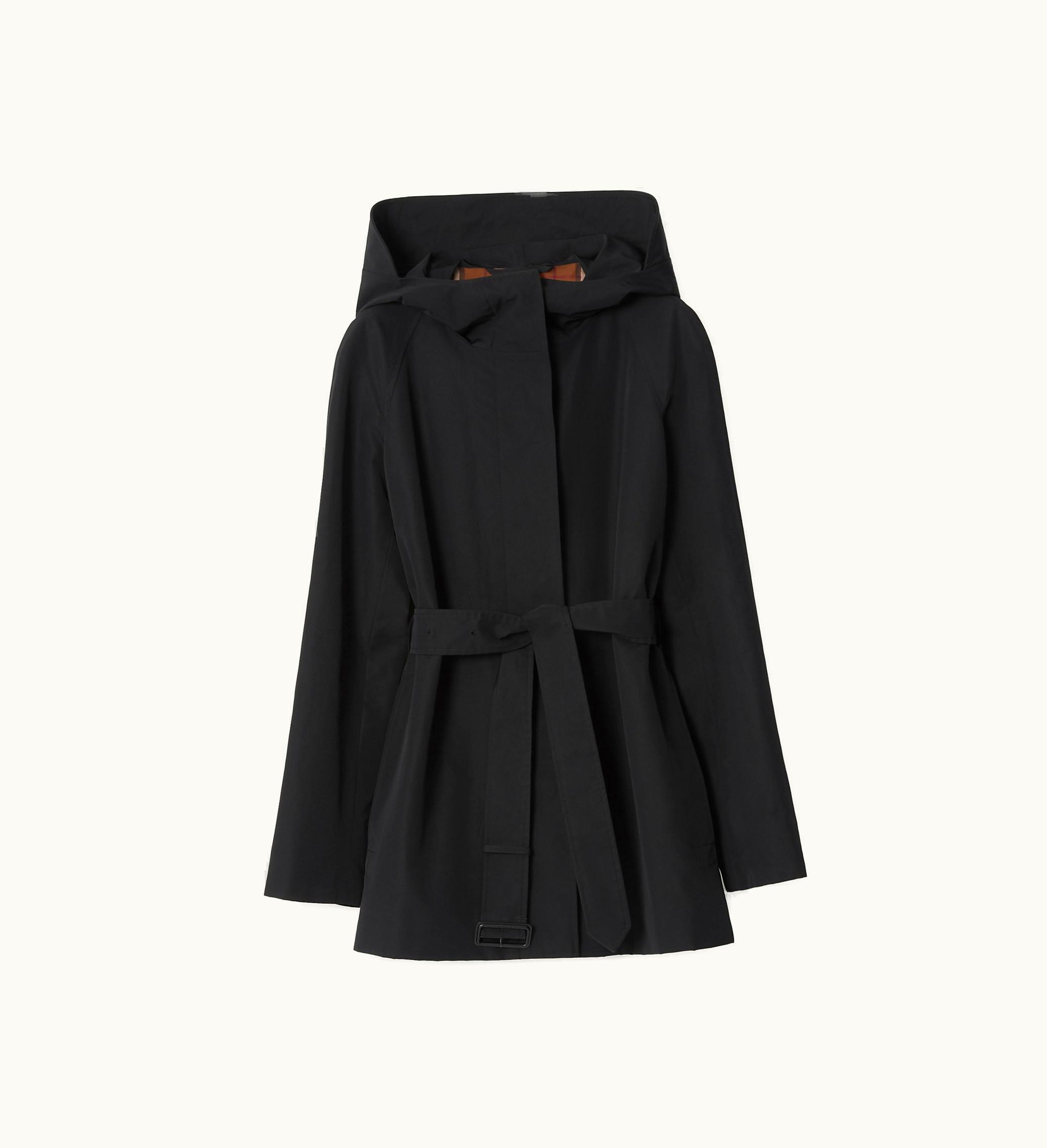 Burberry Burberry Cotton Blend Parka In Black - Women, Nylon