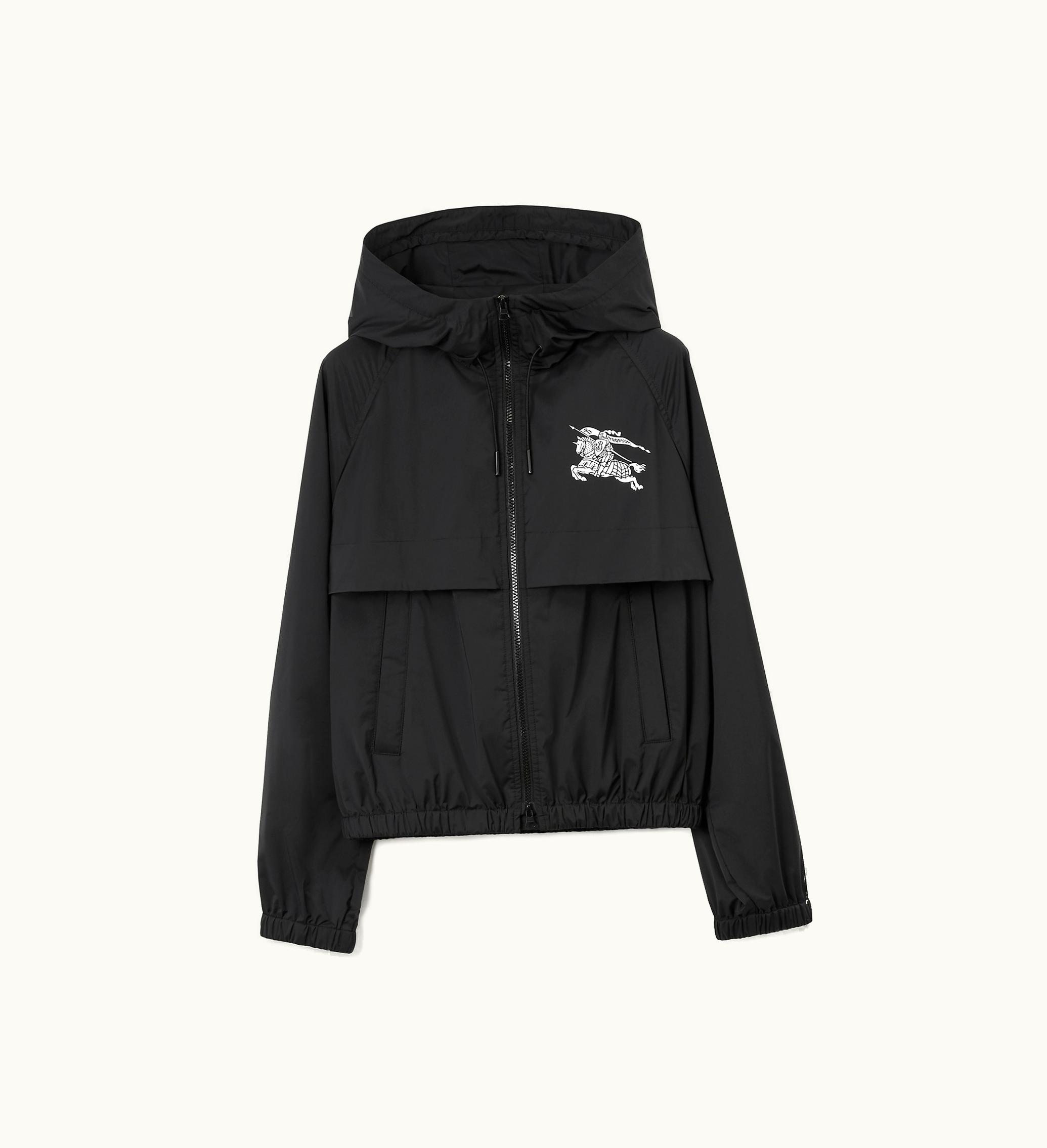 Burberry Burberry Oak Leaf Crest Jacket In Black - Women, Nylon