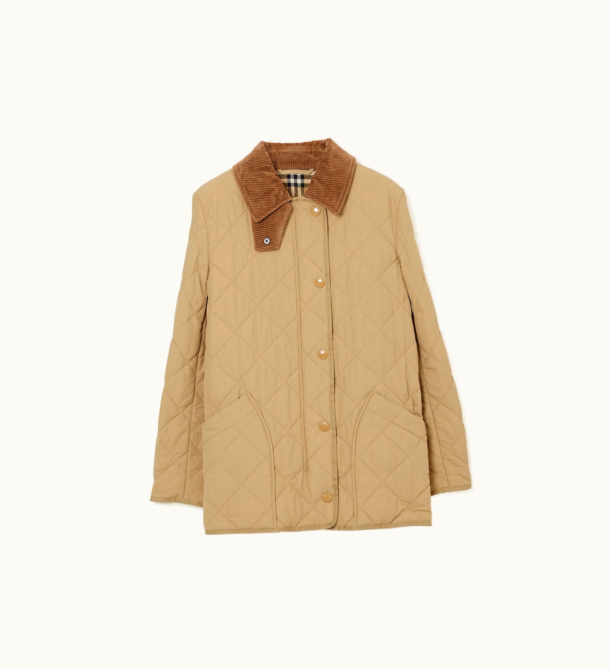 Burberry Burberry Quilted Thermoregulated Barn Jacket In Honey - Women, Nylon