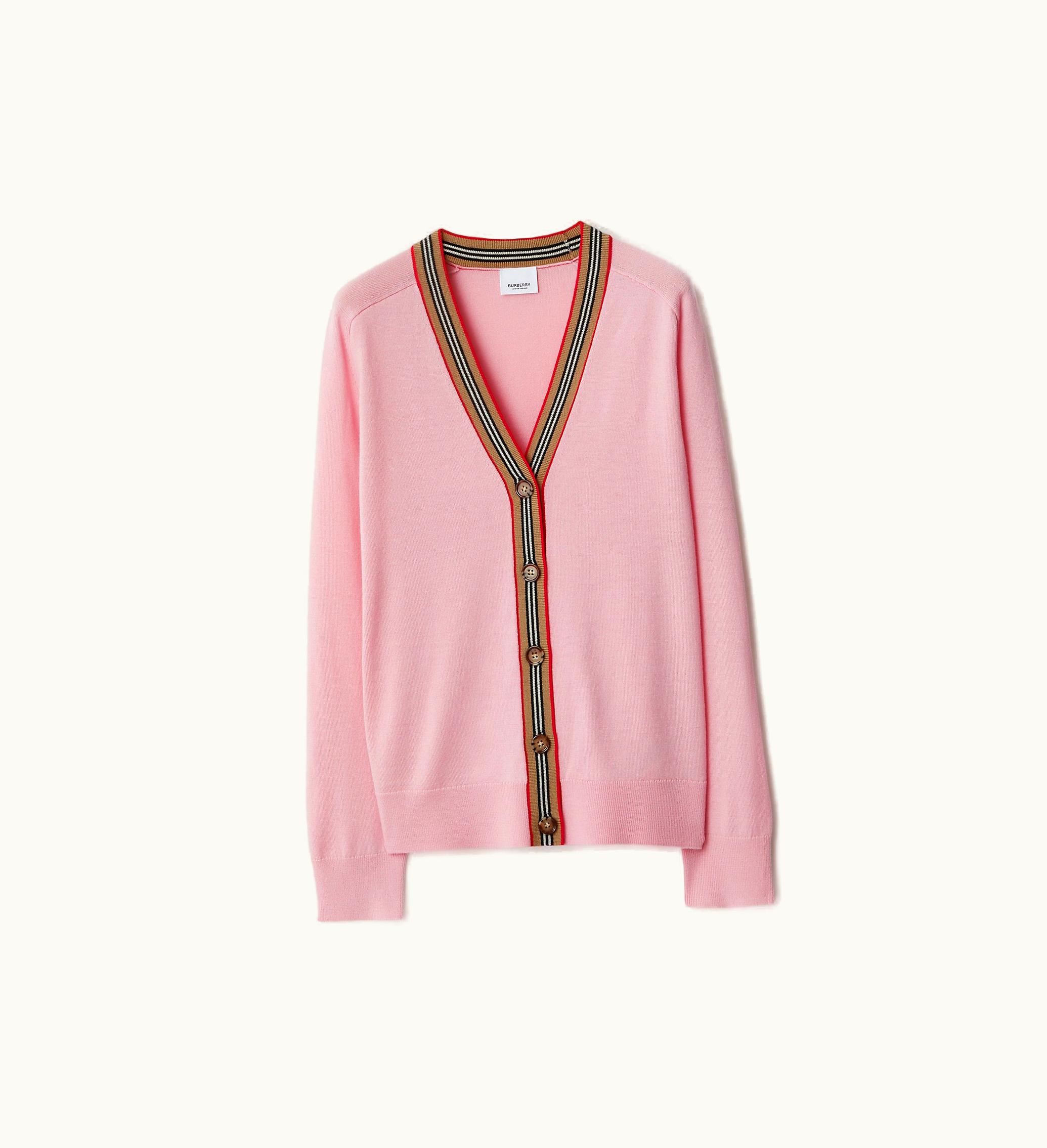 Burberry Burberry Wool Cardigan In Soft Blossom - Women