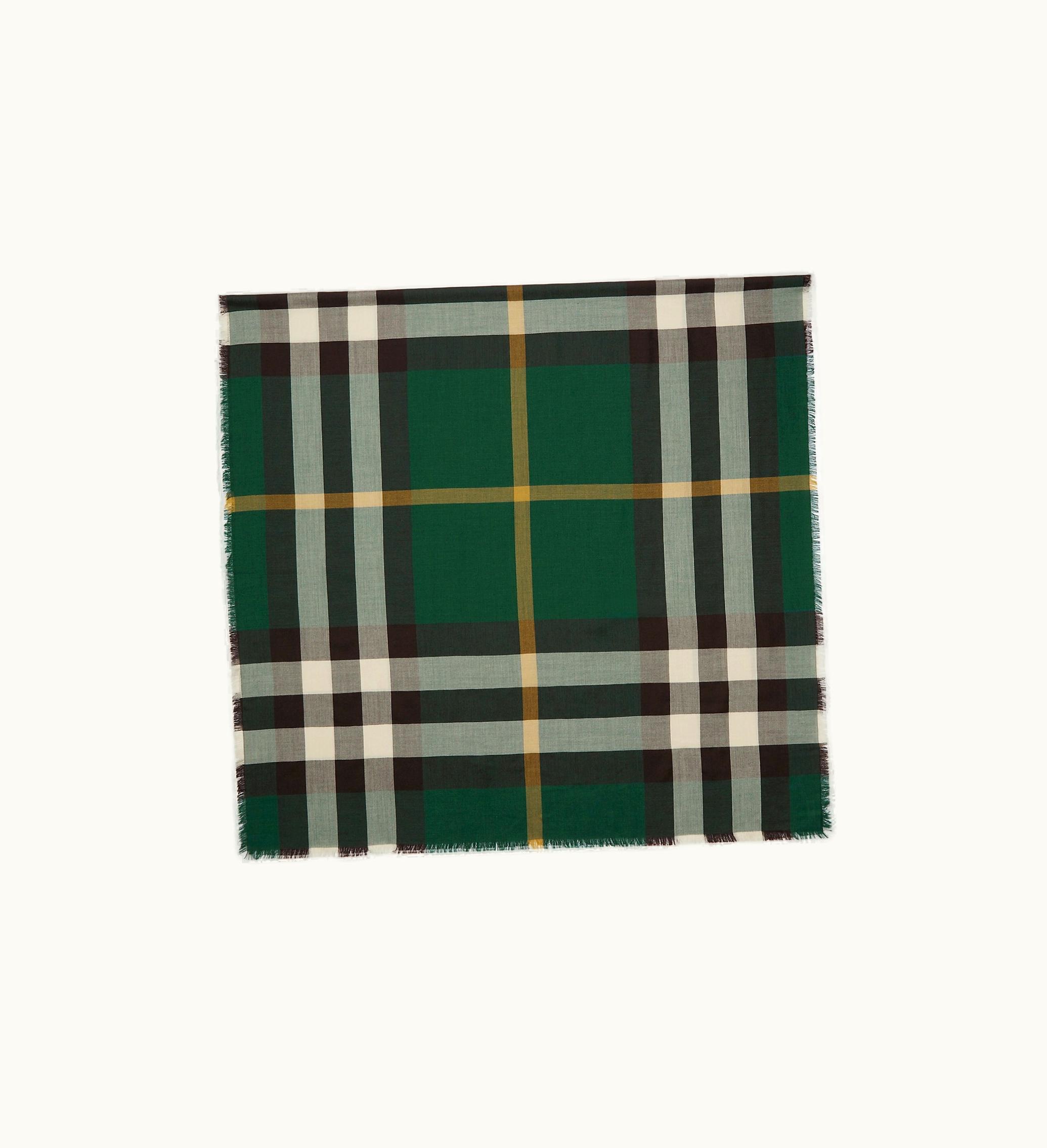 Burberry Burberry Check Cashmere Silk Scarf In Ivy - Men