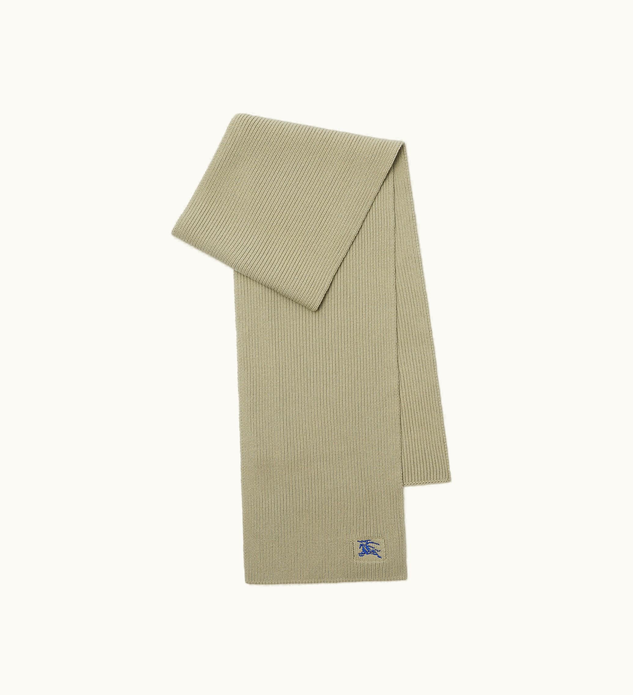 Burberry Burberry Ribbed Cashmere Scarf In Hunter - Men