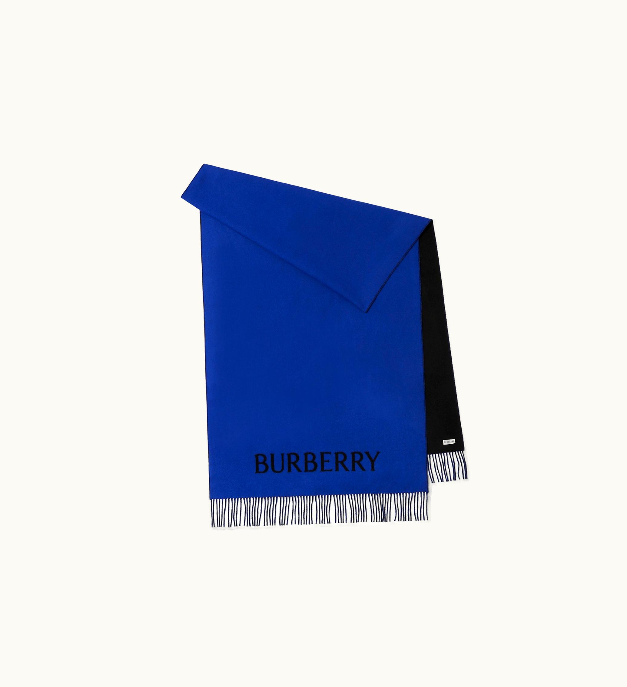 Burberry Burberry Rose Cashmere Scarf In Knight / Black