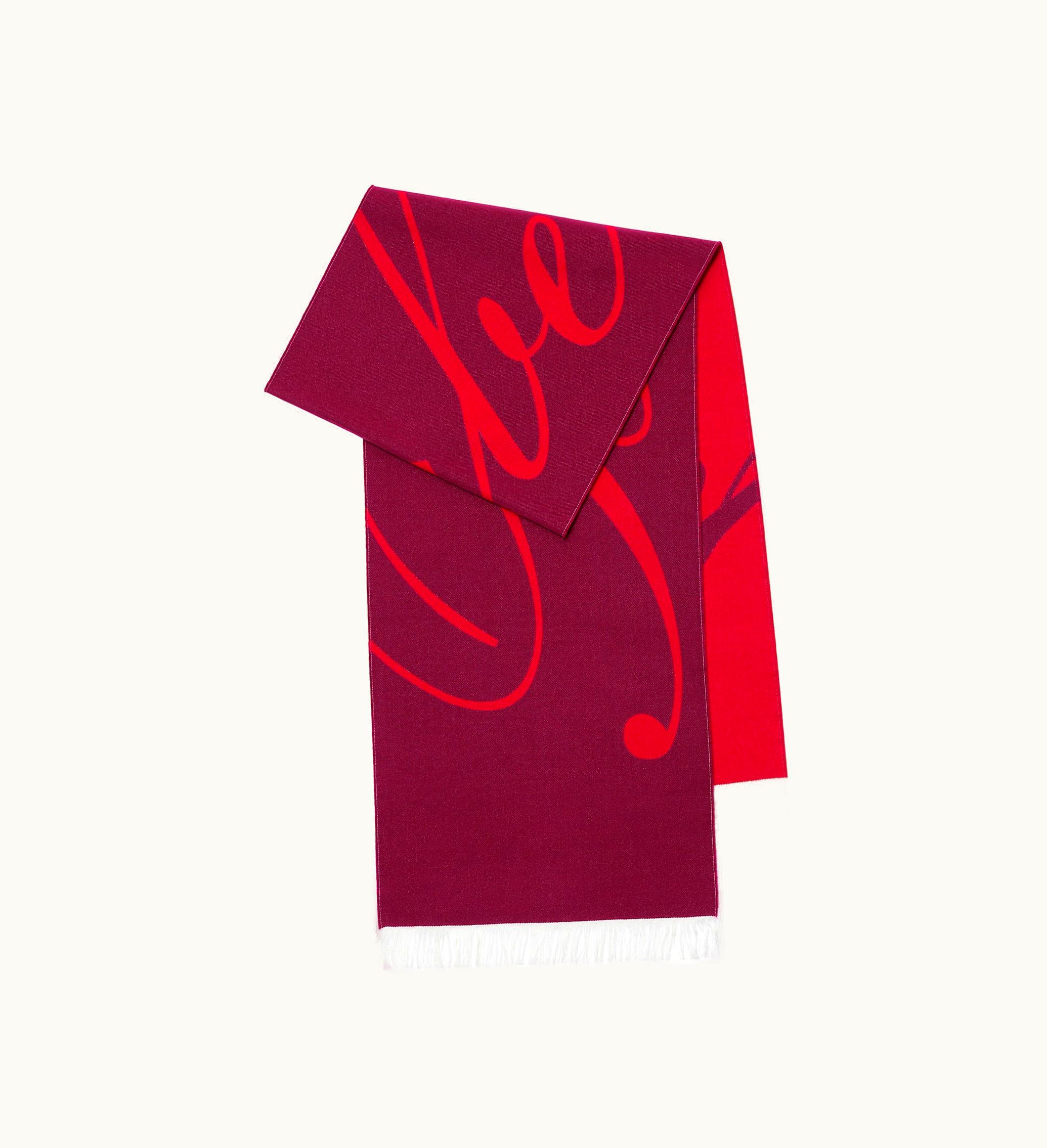 Burberry Burberry Logo Wool Silk Scarf In Ripple - Women