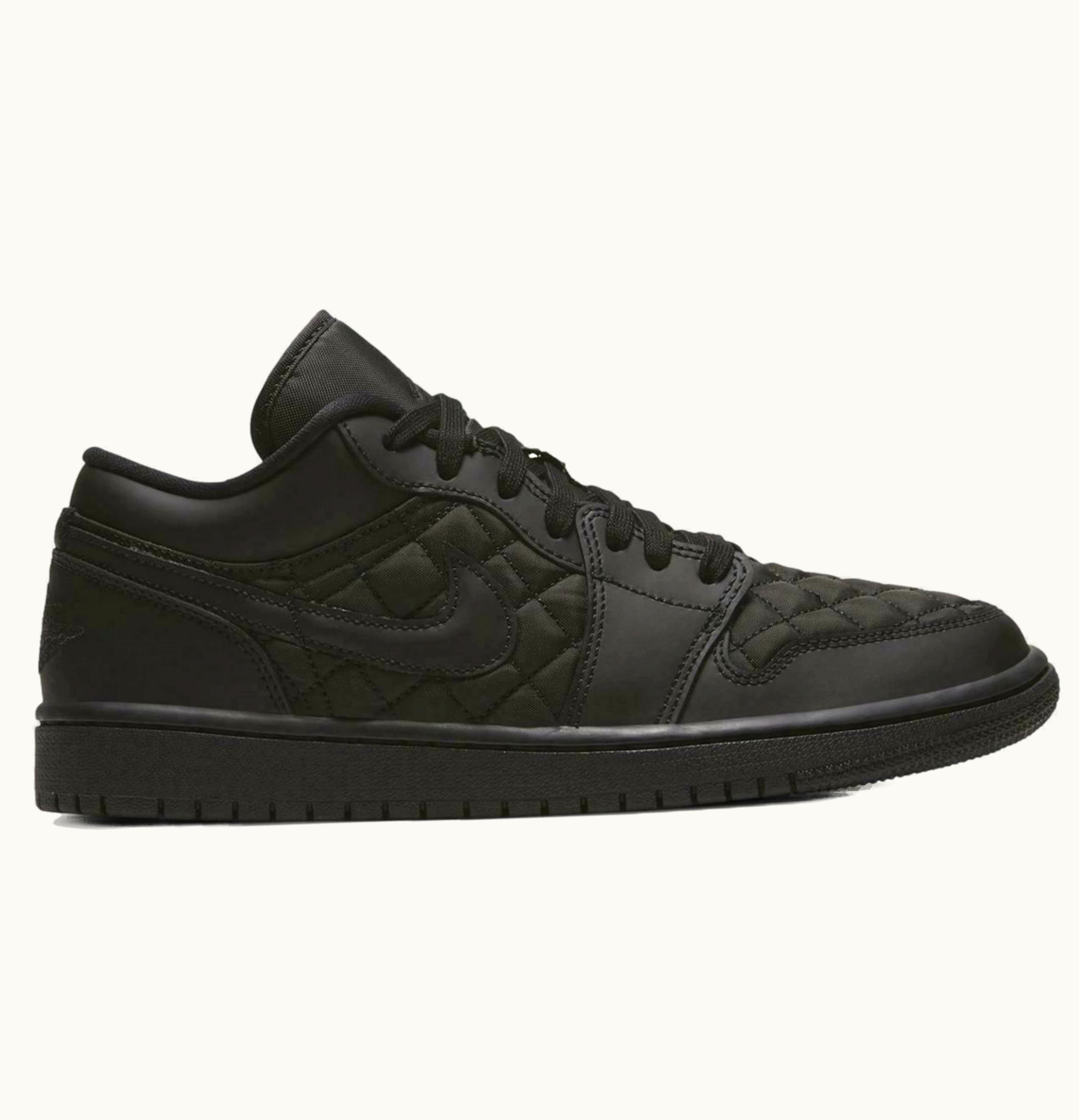 Jordan Air Jordan 1 Low Triple Black Quilted W