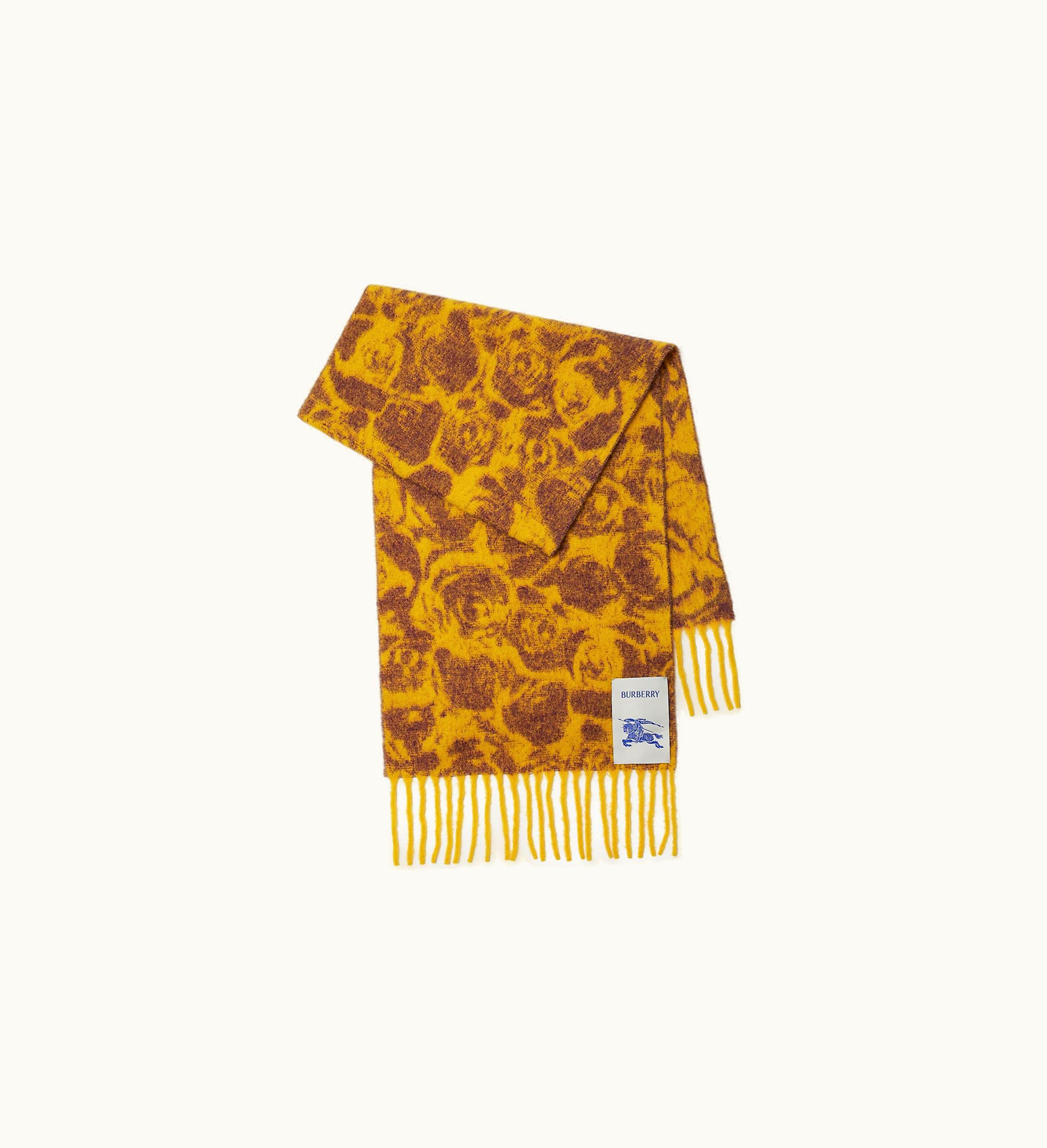 Burberry Burberry Rose Alpaca Wool Blend Scarf In Pear