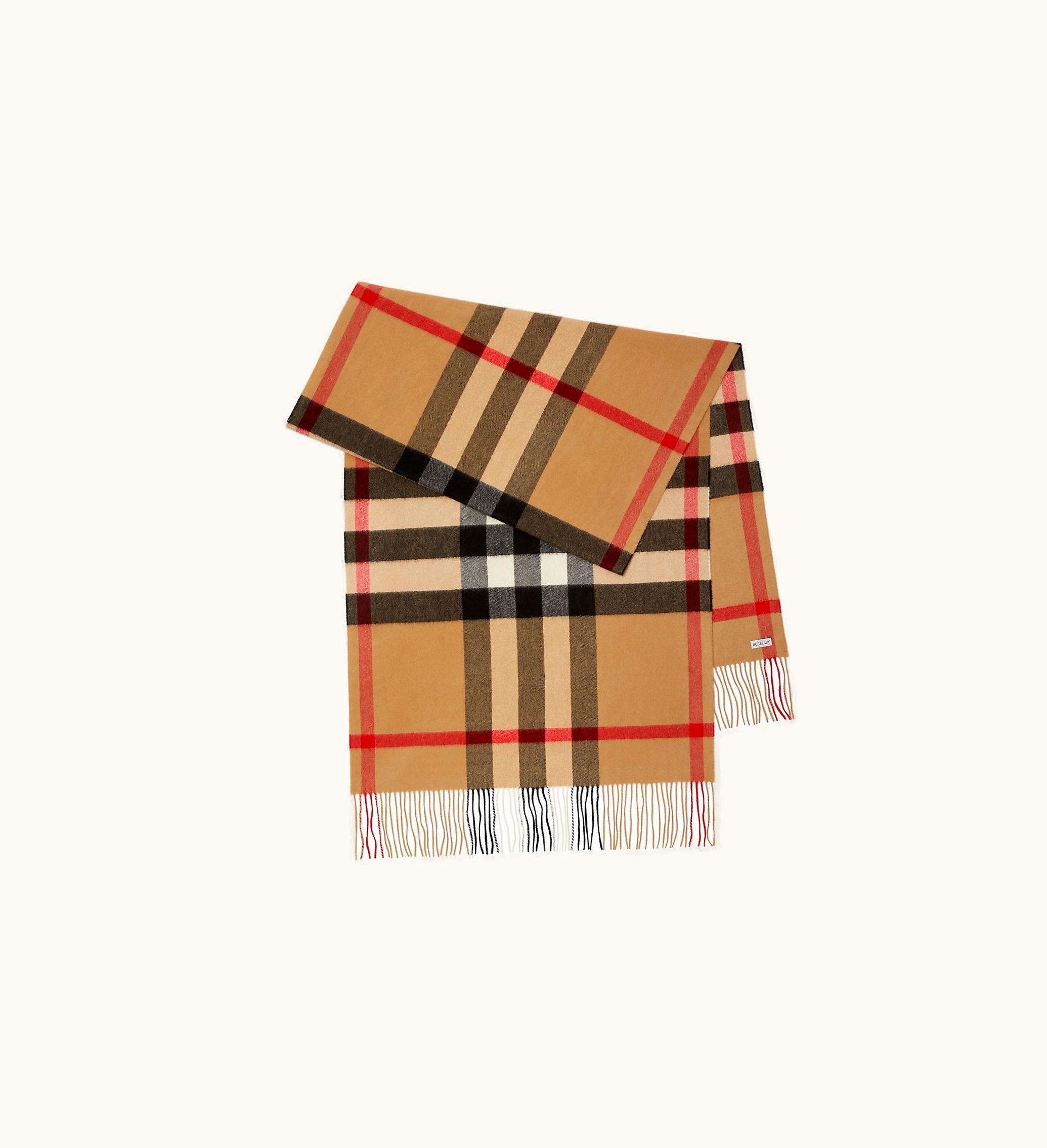 Burberry Burberry Check Cashmere Scarf In Archive Beige - Men