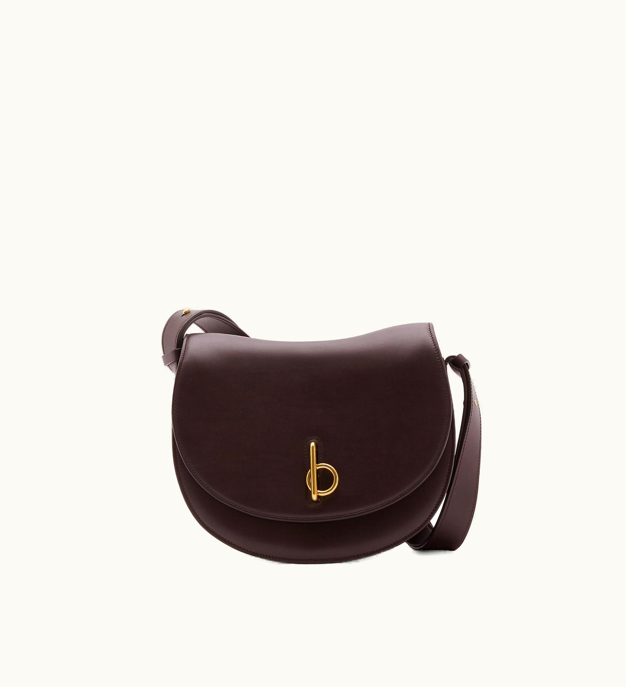 Burberry Burberry Medium Rocking Horse Bag In Berry - Women, Leather