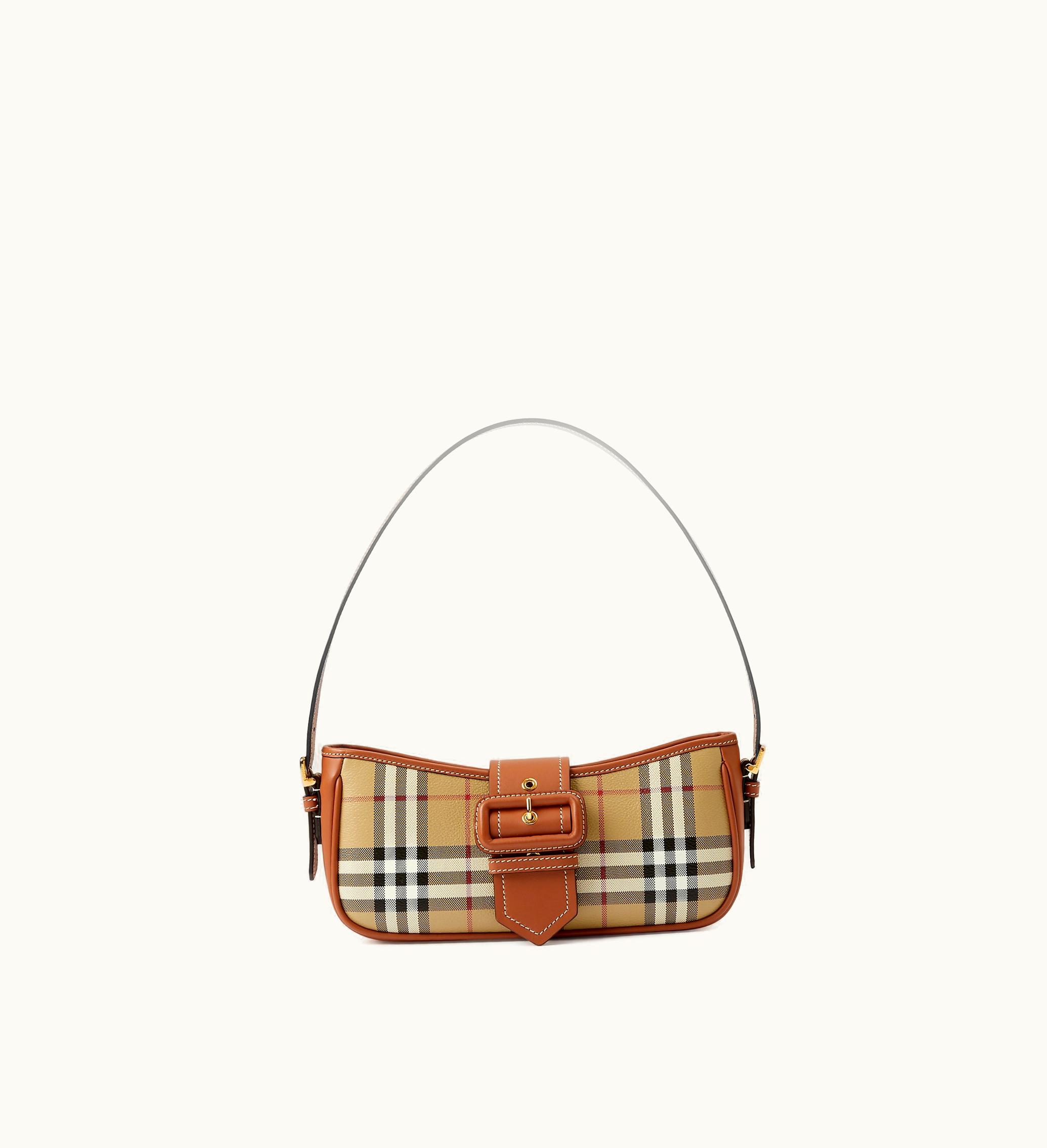 Burberry Burberry Sling Bag In Archive Beige / Briar Brown - Women, Vintage Check