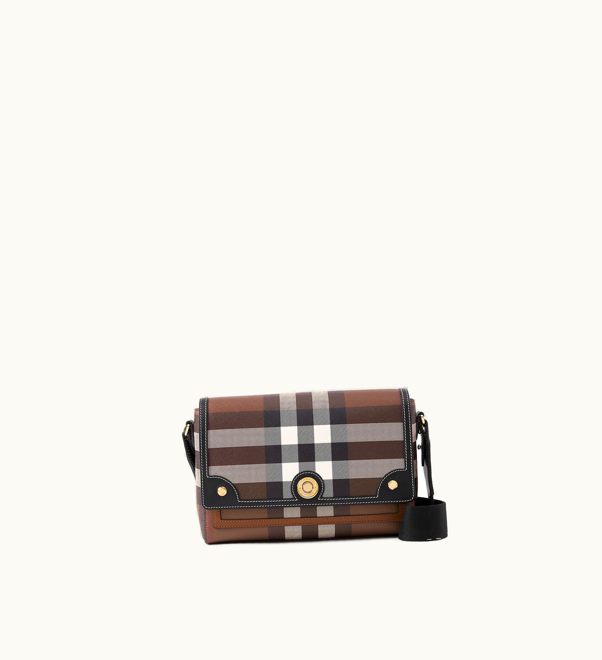 Burberry Burberry Note Crossbody Bag In Dark Birch Brown - Women