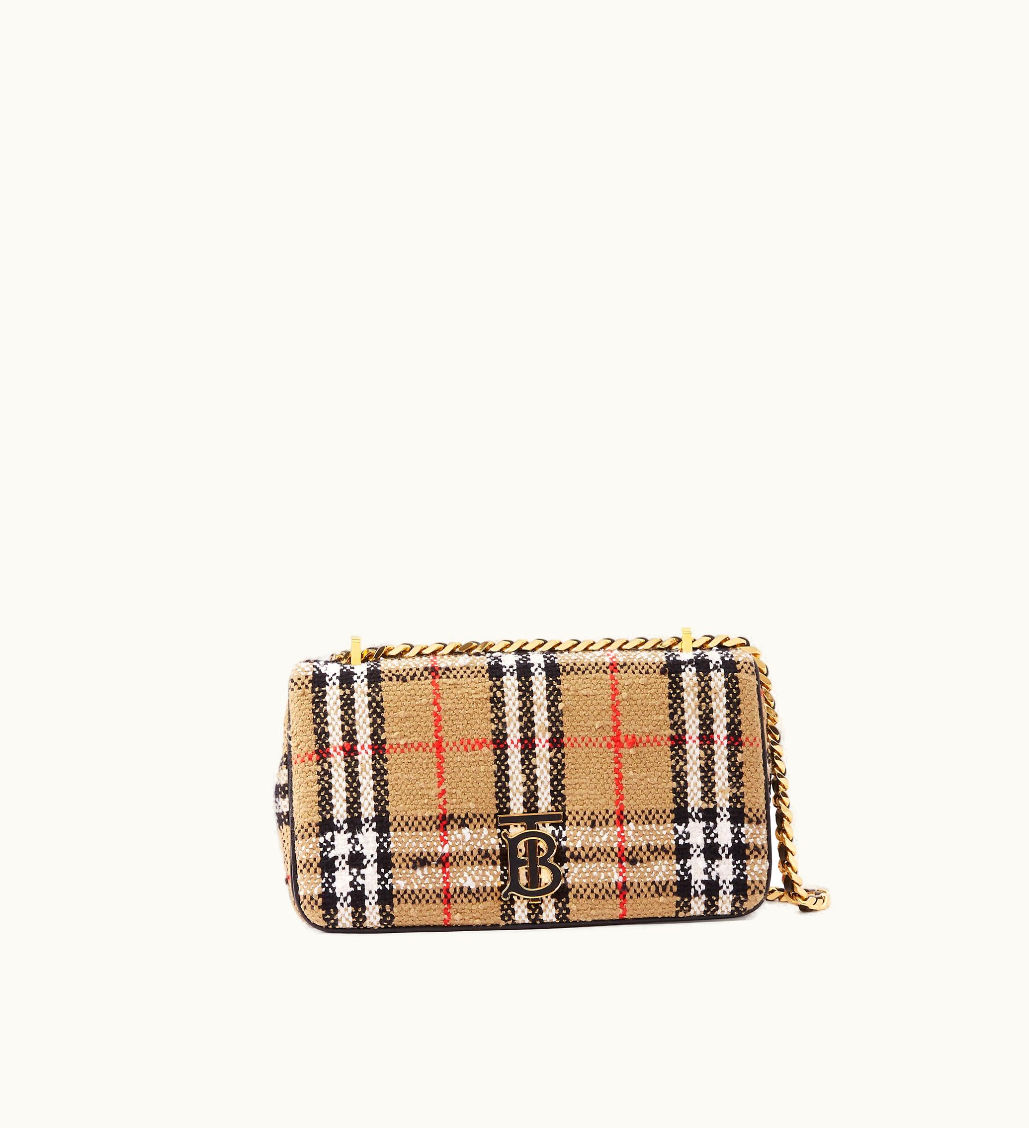 Burberry Burberry Small Lola Bag In Archive Beige - Women, Vintage Check