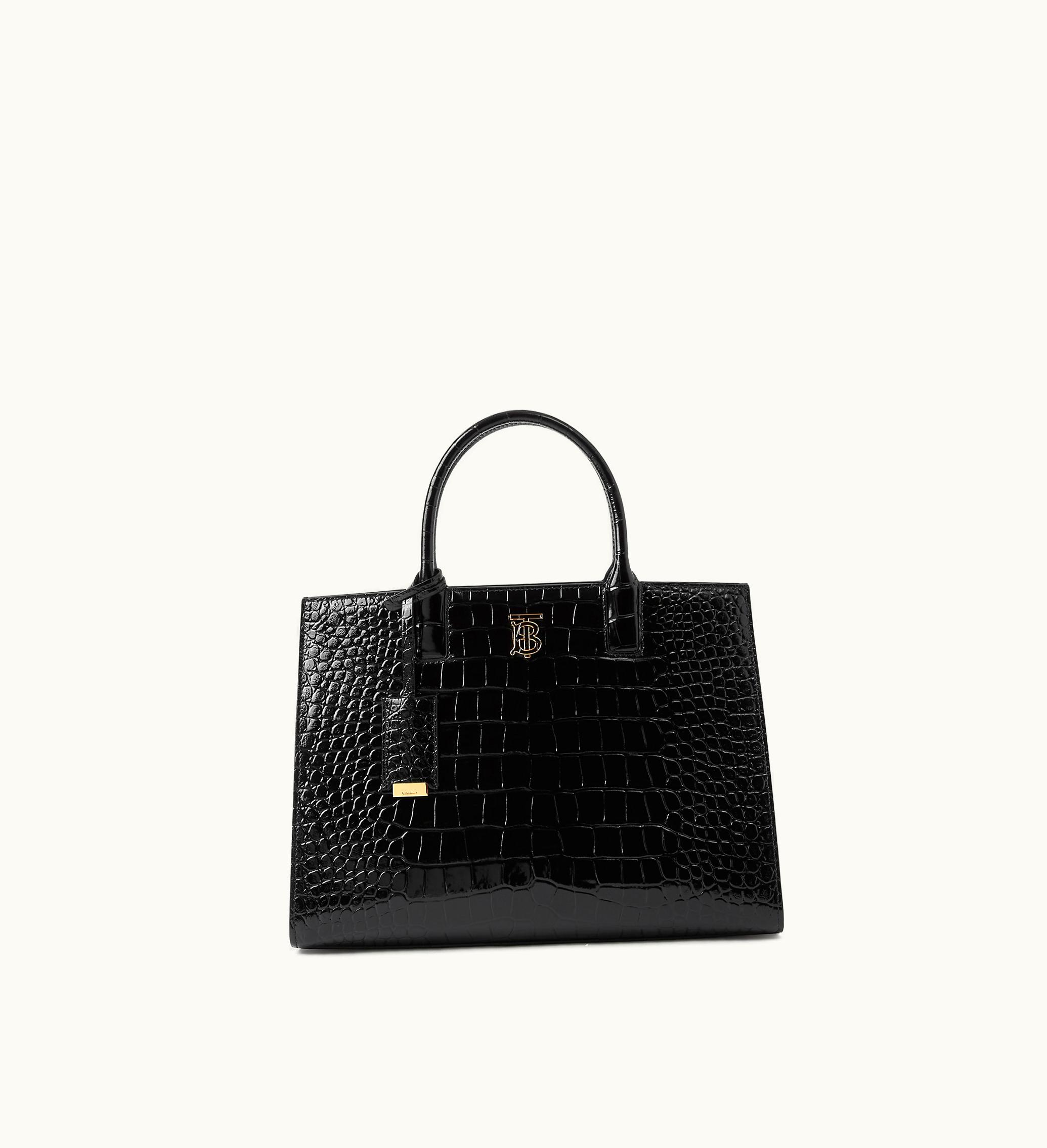 Burberry Burberry Small Frances Bag In Black - Women, Leather