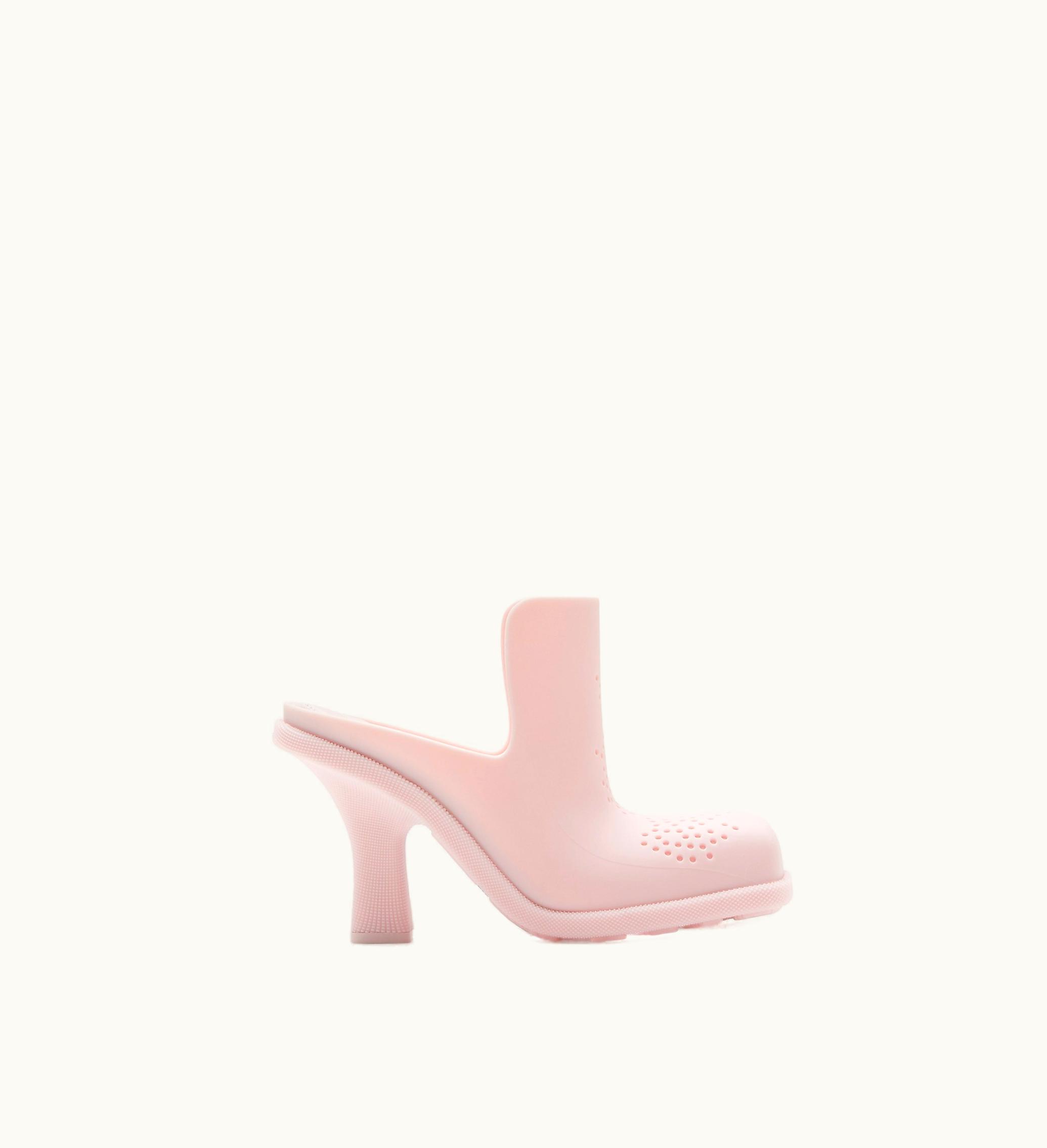 Burberry Burberry Rubber Highland Mules In Cameo - Women