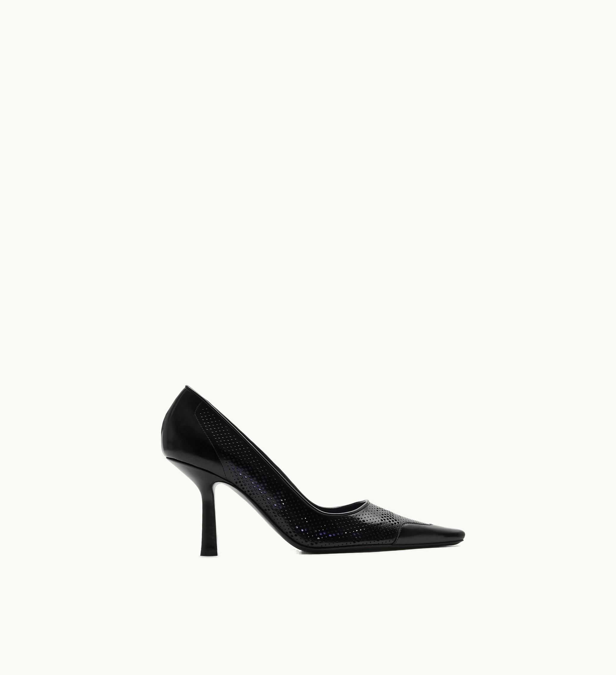 Burberry Burberry Leather Chisel Pumps​ In Black - Women