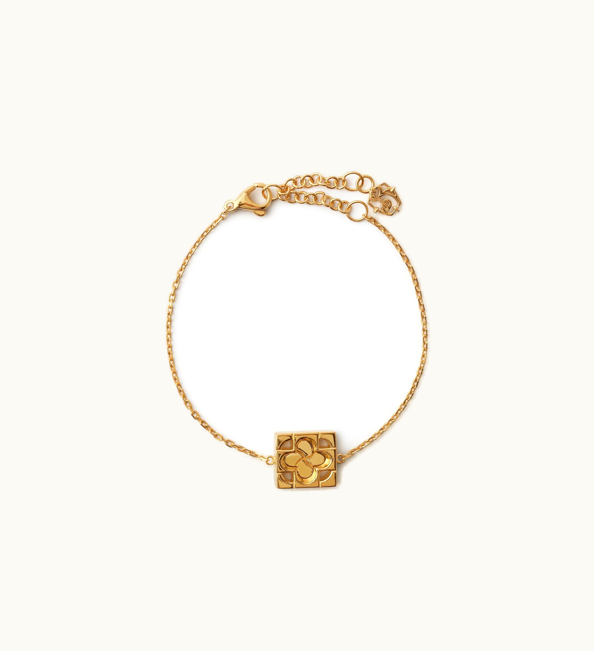 Burberry Burberry Rose Monogram Bracelet In Gold - Women