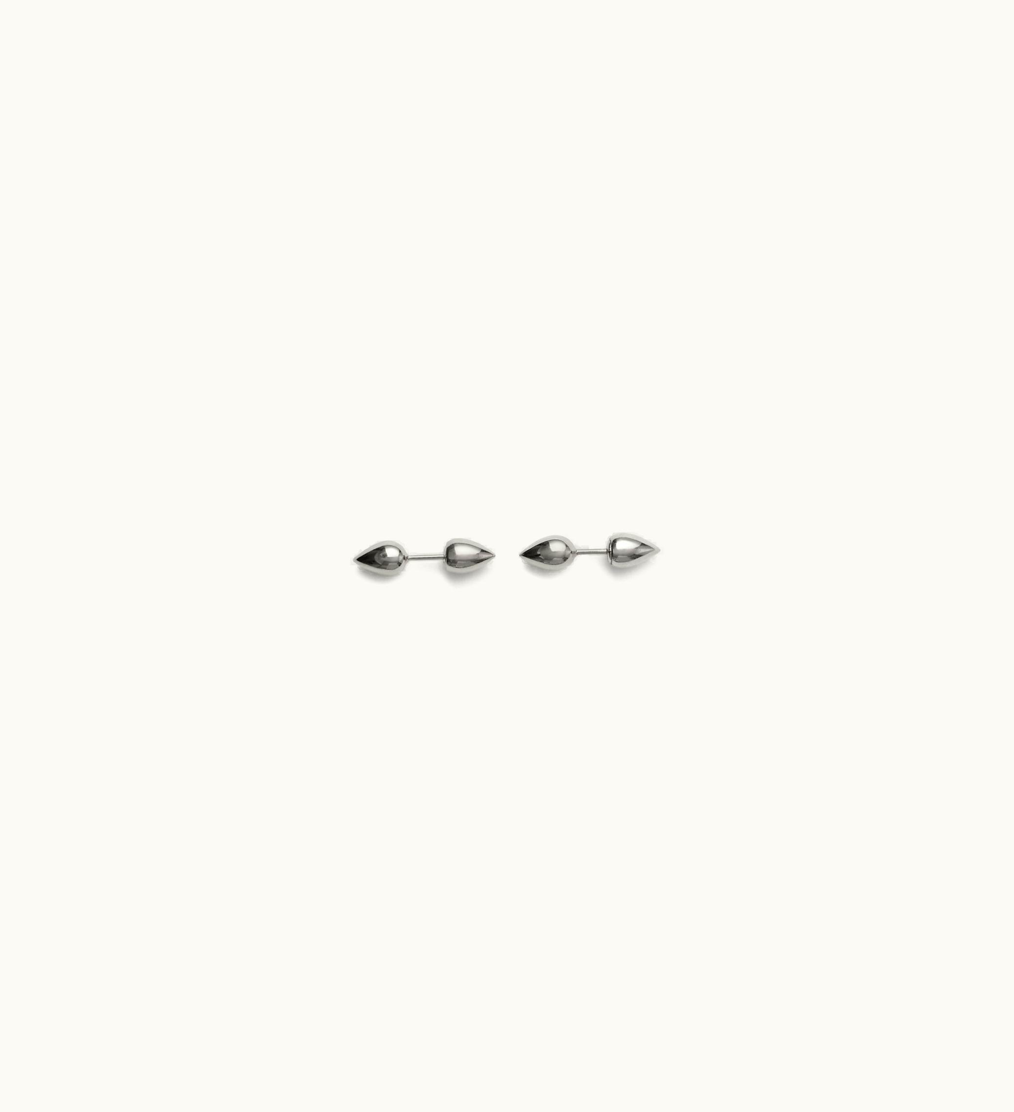 Burberry Burberry Small Spear Stud Earrings In Silver - Women